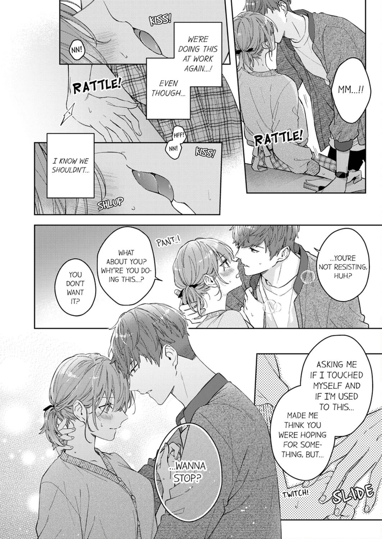 Shinya Zangyou - Shuuchaku Juume na Douki no Kiss Seme Gokujou Aibu Chapter 3 - page 12