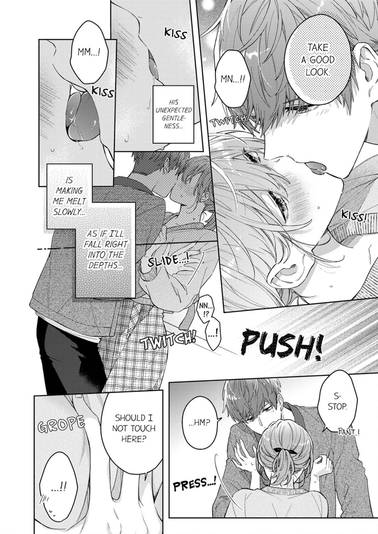 Shinya Zangyou - Shuuchaku Juume na Douki no Kiss Seme Gokujou Aibu Chapter 3 - page 14