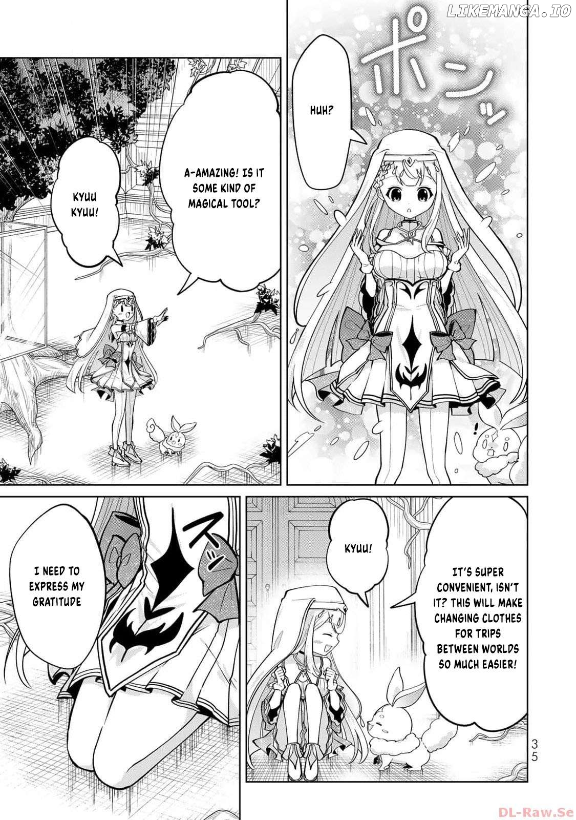 Isekai de Seijo ni natta Watashi, Genjitsu Sekai demo Seijo Cheat de Kanzen Shouri! Chapter 5 - page 38
