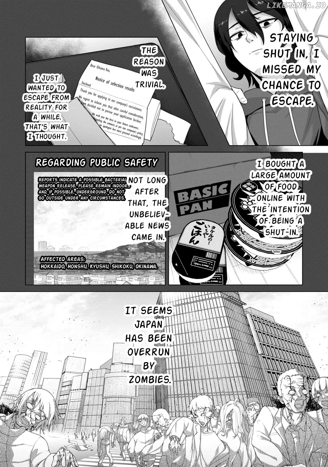 Ore no vaccine dake ga zonbi-ka shita sekai o sukueru Chapter 1 - page 4