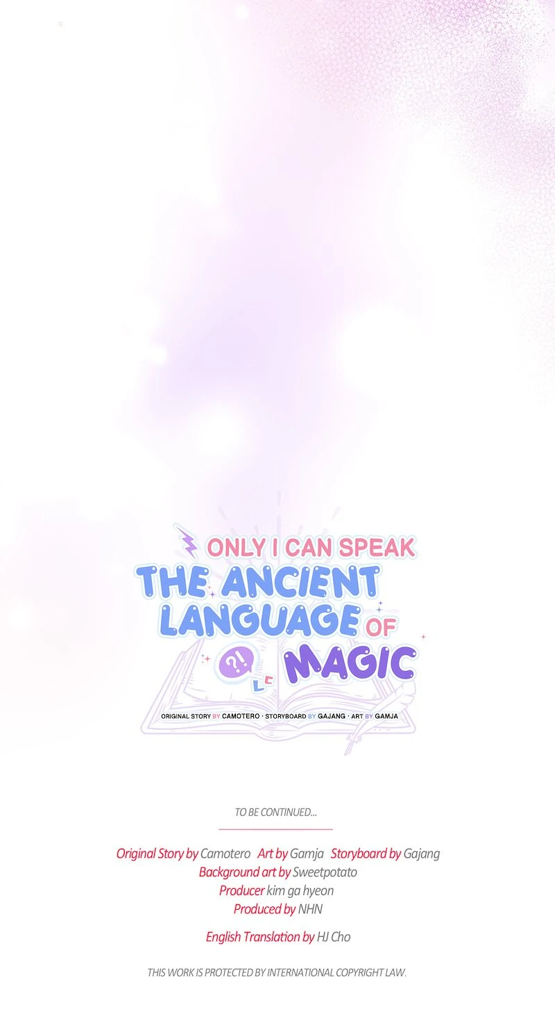 Only I Can Speak the Ancient Language of Magic Chapter 85 - page 68