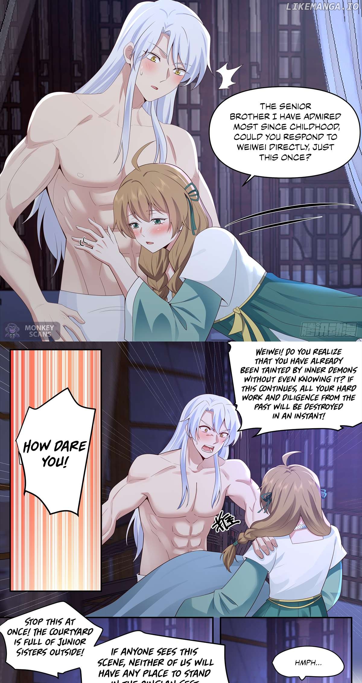 The Great Villain Senior Brother and All of His Yandere Junior Sisters Chapter 66 - page 4