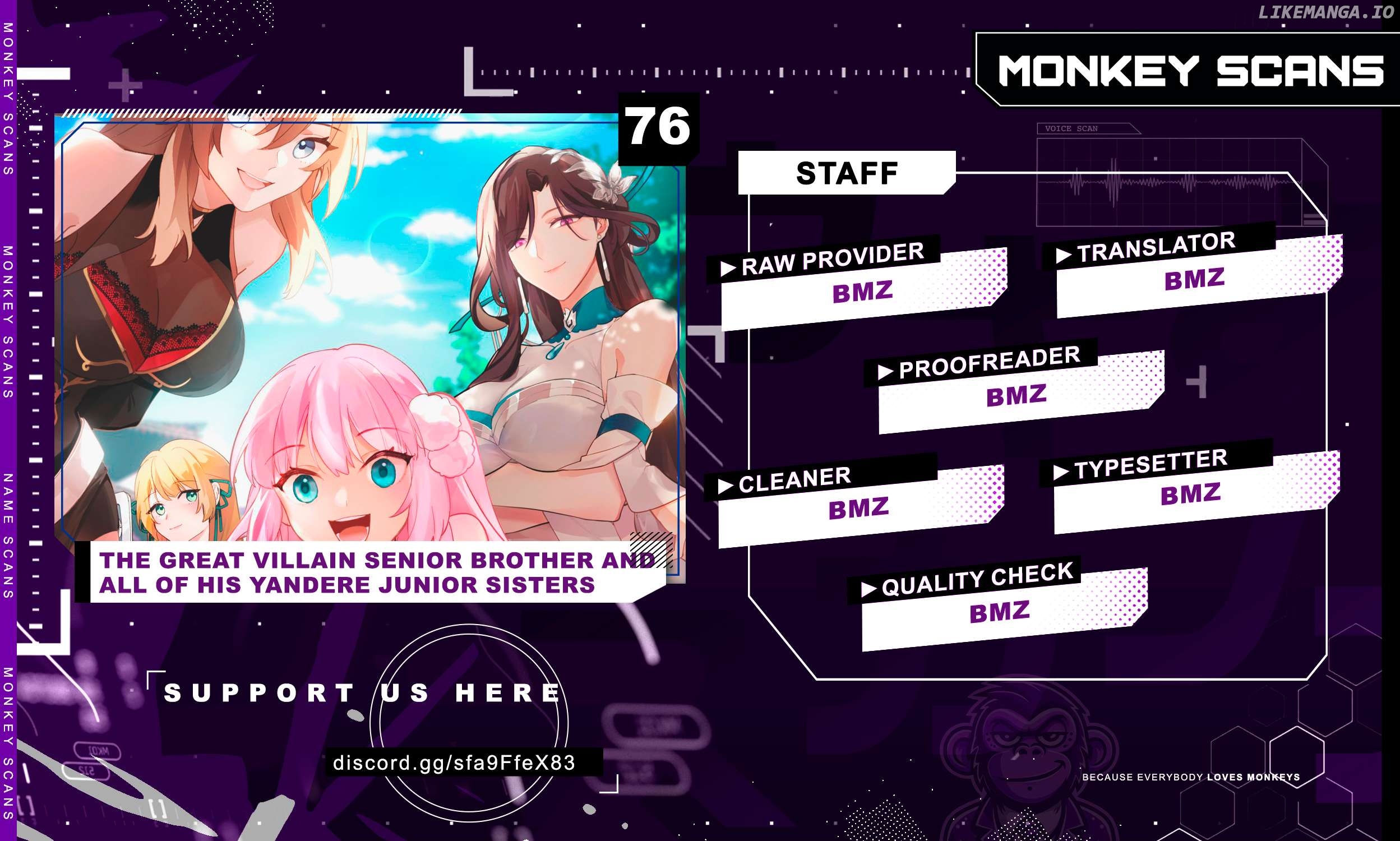 The Great Villain Senior Brother and All of His Yandere Junior Sisters Chapter 76 - page 1
