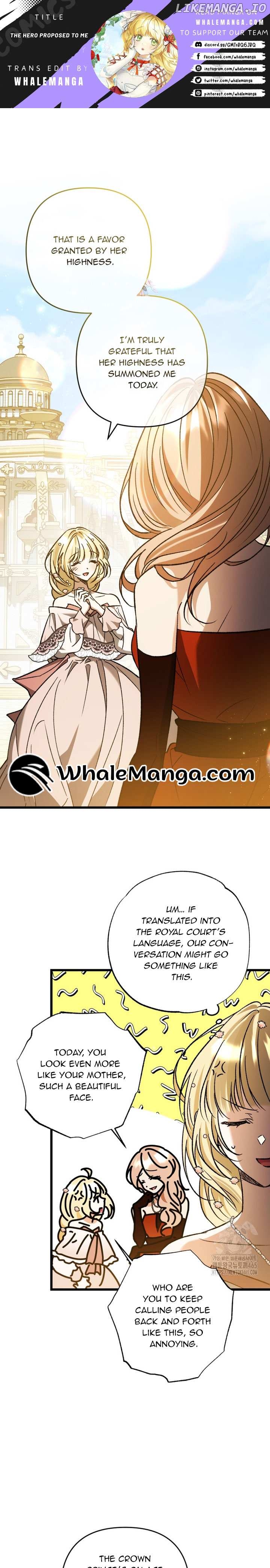 The Hero Proposed to Me Chapter 35 - page 1