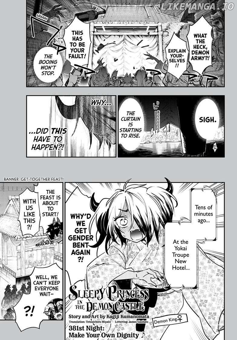 Maou-jou de Oyasumi Chapter 381 - page 2