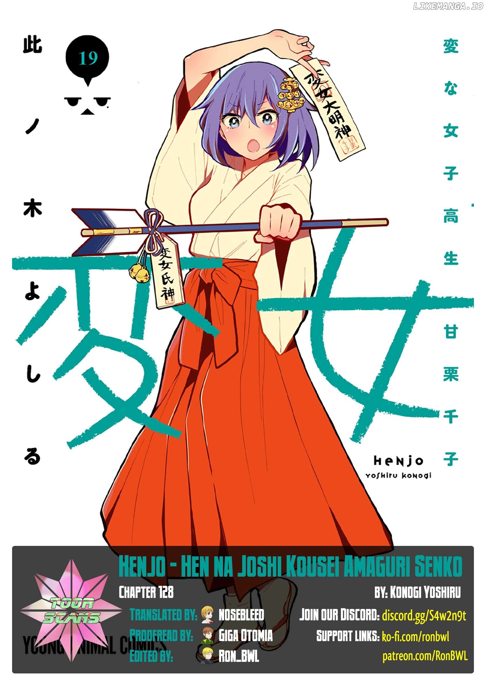 Henjyo - Hen na Jyoshi Kousei Amaguri Senko Chapter 128 - page 1