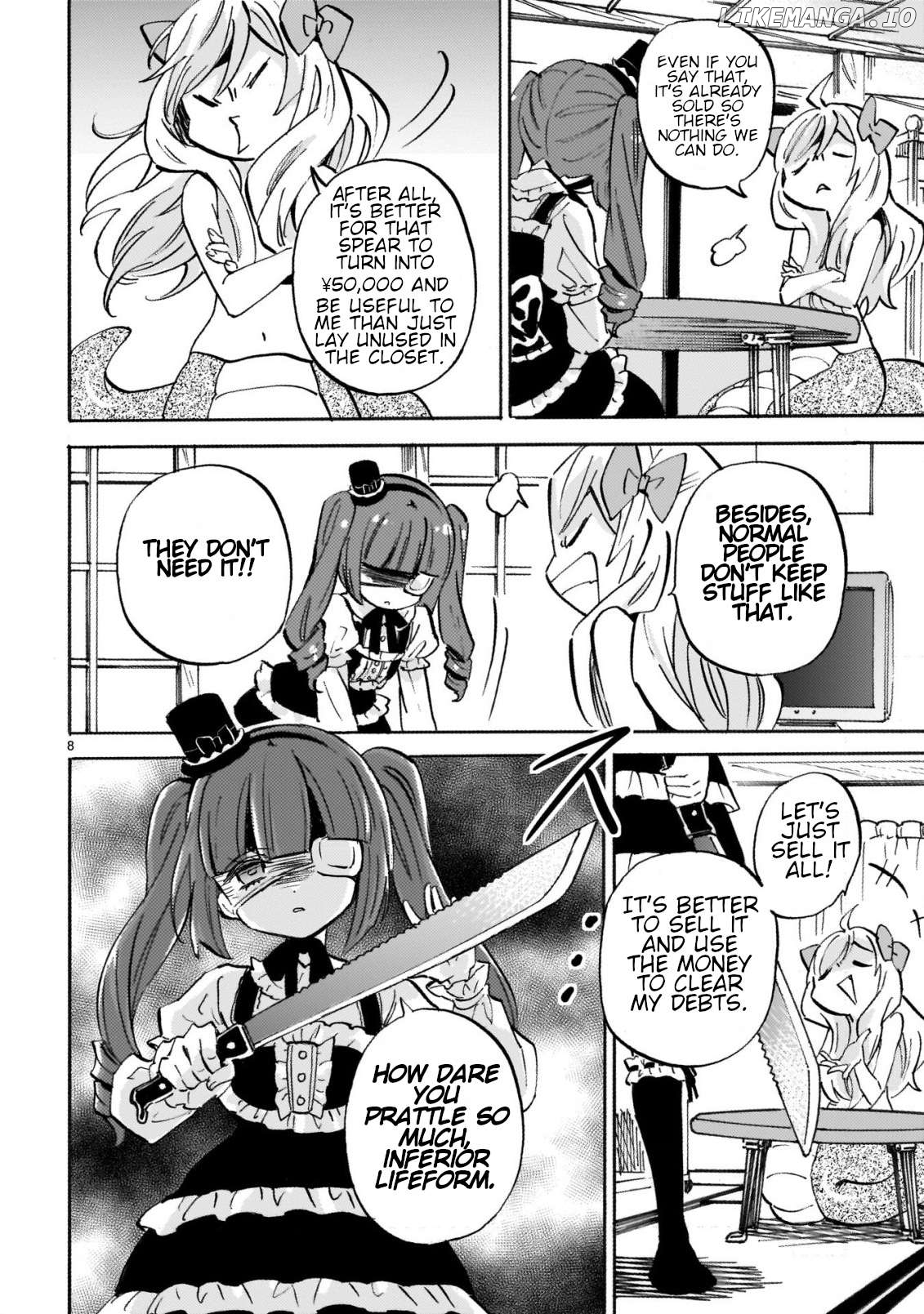 Jashin-chan Dropkick Chapter 268 - page 8