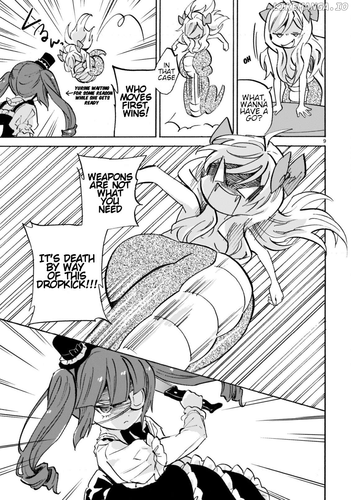 Jashin-chan Dropkick Chapter 268 - page 9