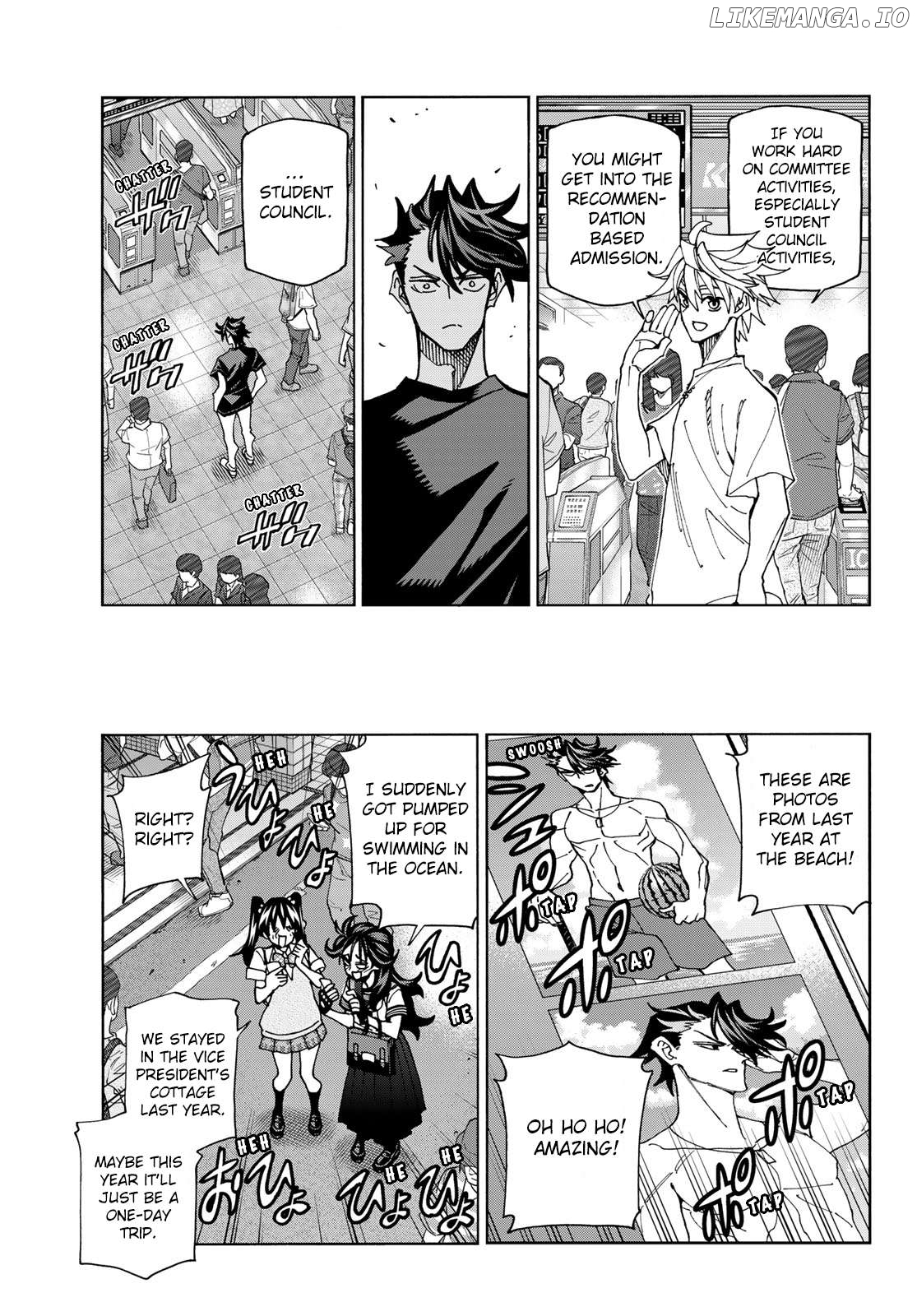 The Story Between a Dumb Prefect and a High School Girl with an Inappropriate Skirt Length Chapter 75 - page 7