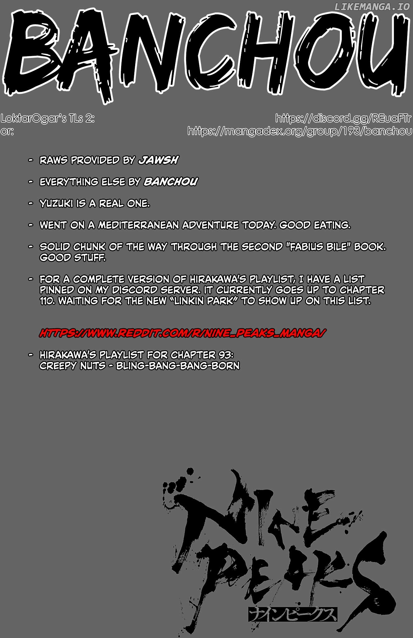 NINE PEAKS Chapter 93 - page 1
