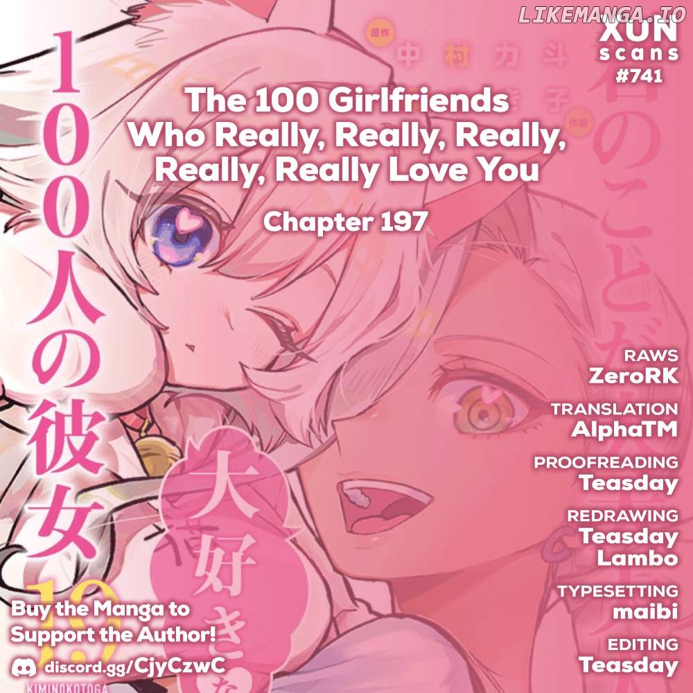 The 100 Girlfriends Who Really, Really, Really, Really, Really Love You Chapter 197 - page 1