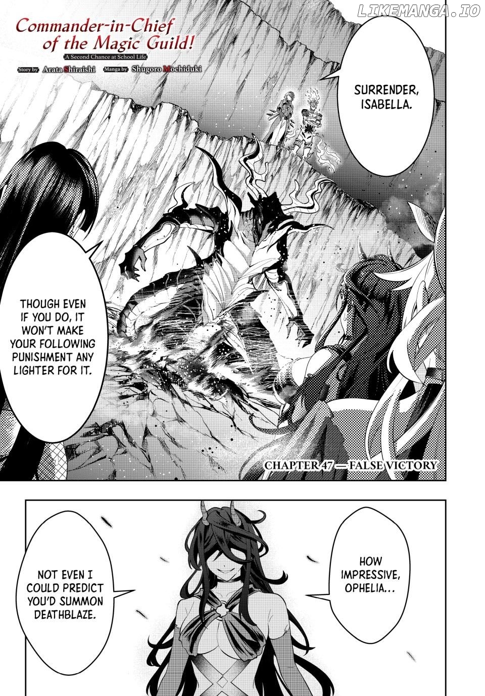 Majutsu Guild Sousui ~Umarekawatte Imasara Yarinaosu Nidome no Gakuin Seikatsu~ Chapter 47 - page 1