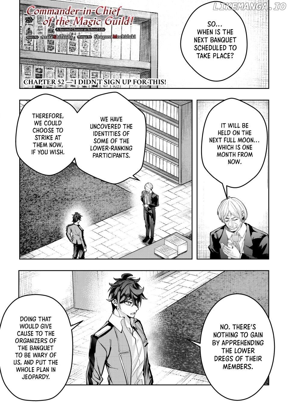 Majutsu Guild Sousui ~Umarekawatte Imasara Yarinaosu Nidome no Gakuin Seikatsu~ Chapter 52 - page 1