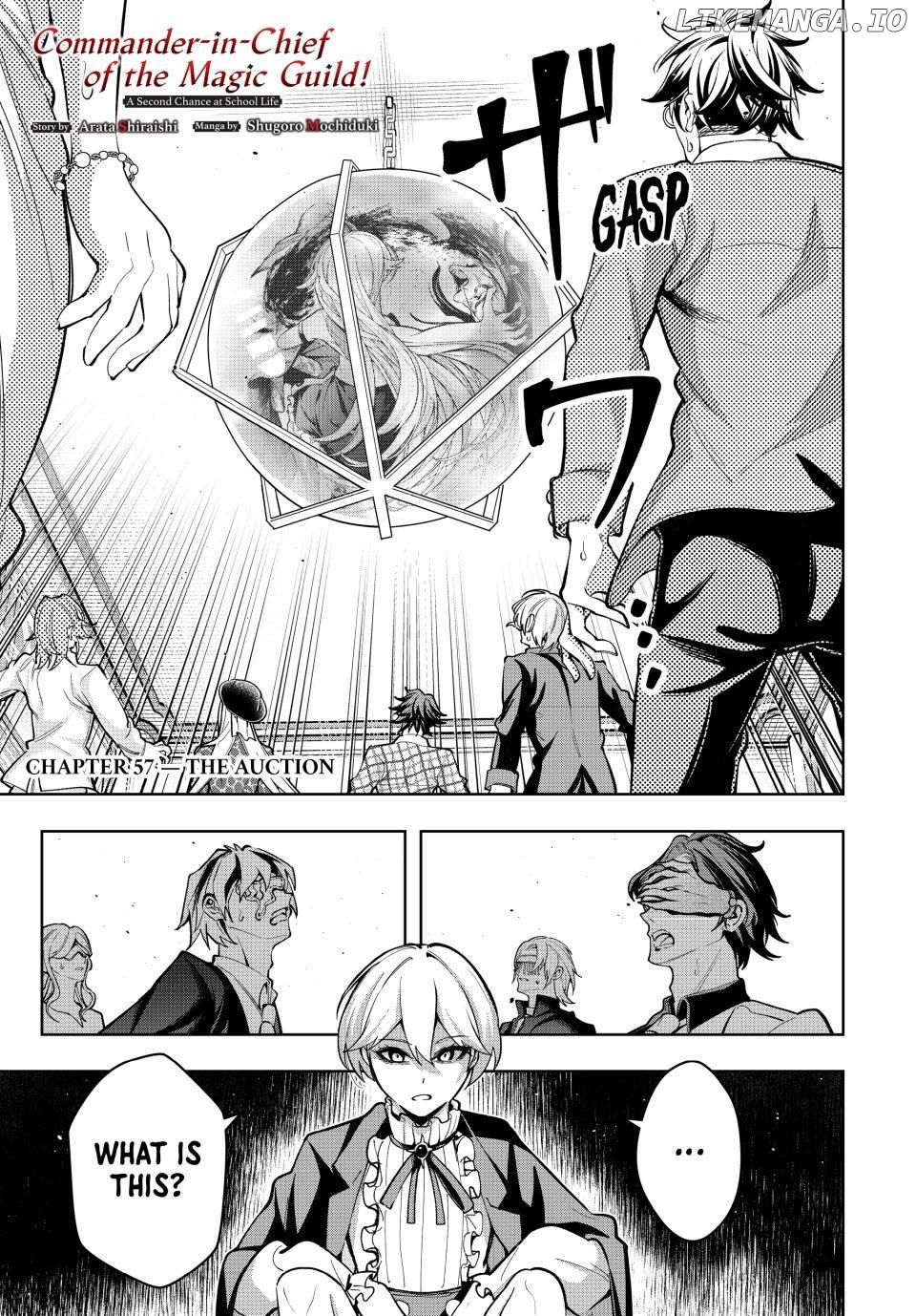 Majutsu Guild Sousui ~Umarekawatte Imasara Yarinaosu Nidome no Gakuin Seikatsu~ Chapter 57 - page 1