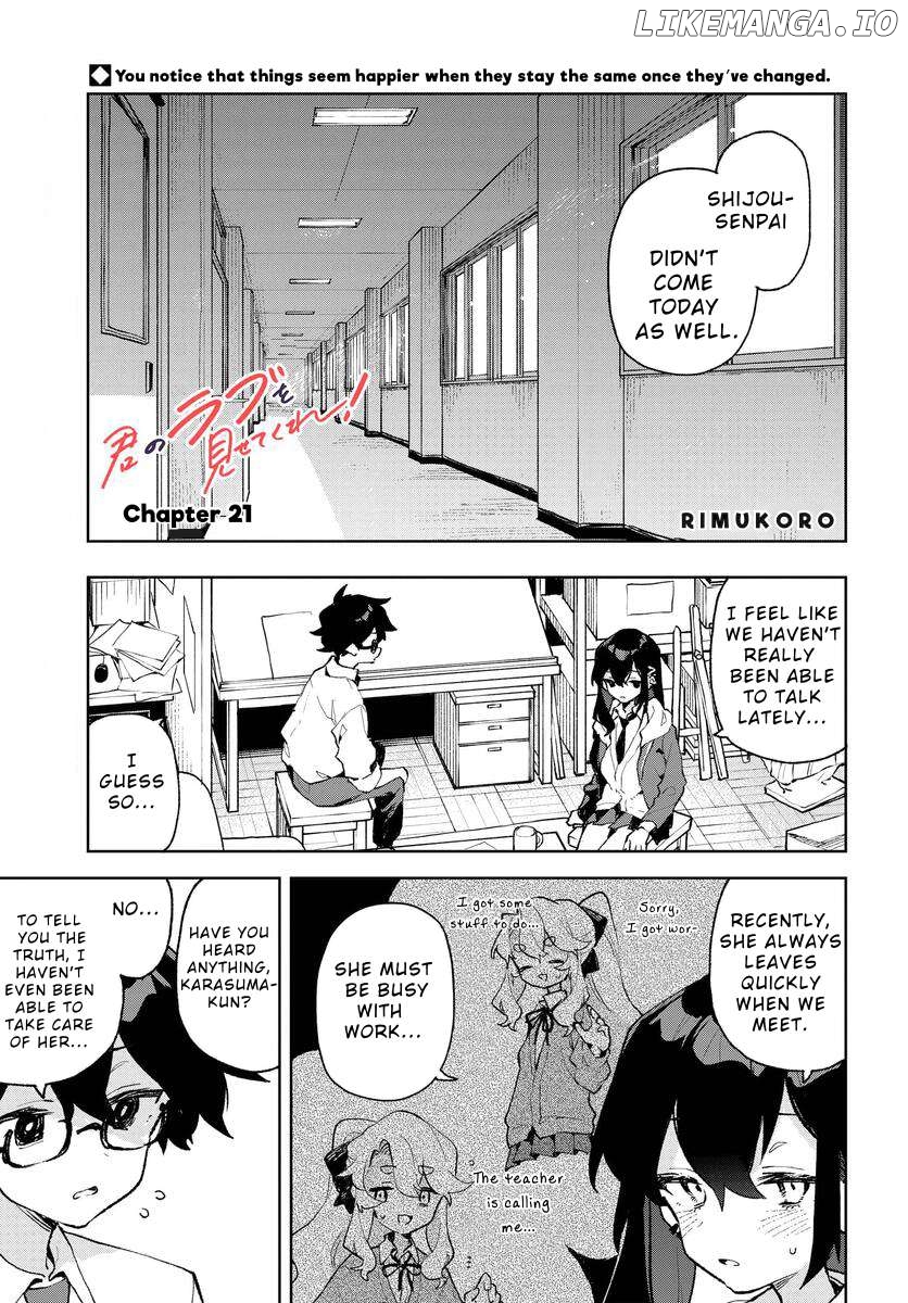 Kimi No Love Wo Misetekure! Chapter 21 - page 1
