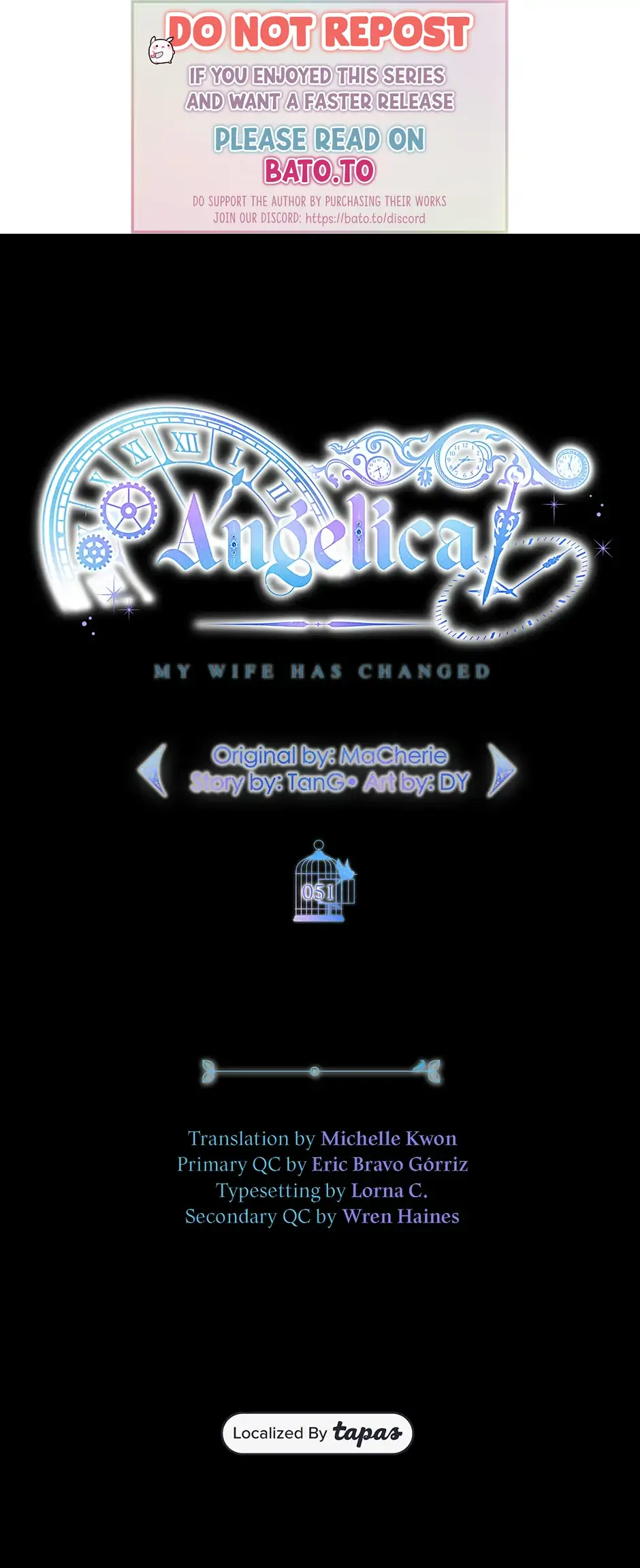 Angelica: My wife has changed. Chapter 51 - page 1