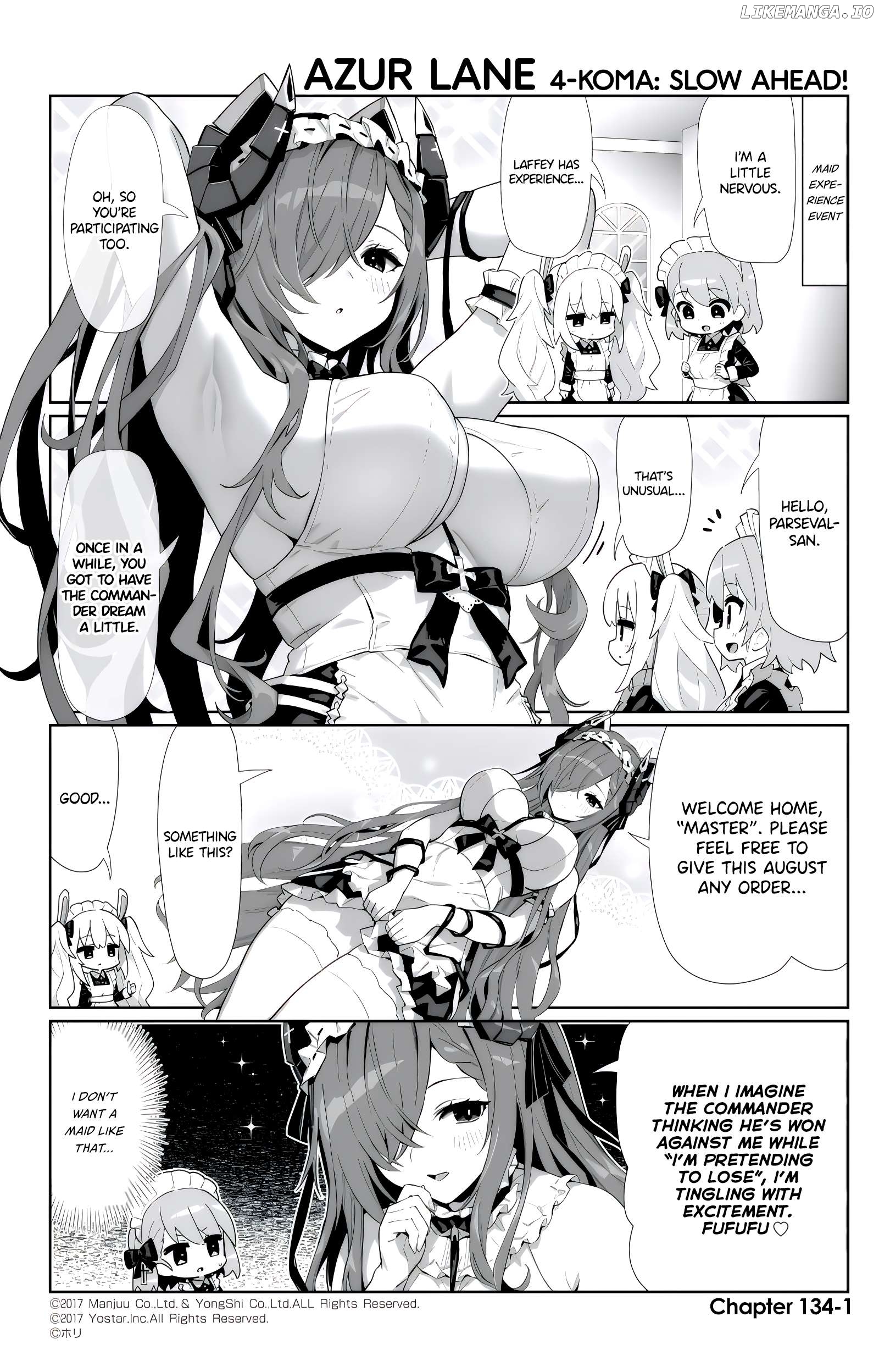 Azur Lane 4-Koma: Slow Ahead Chapter 134 - page 1