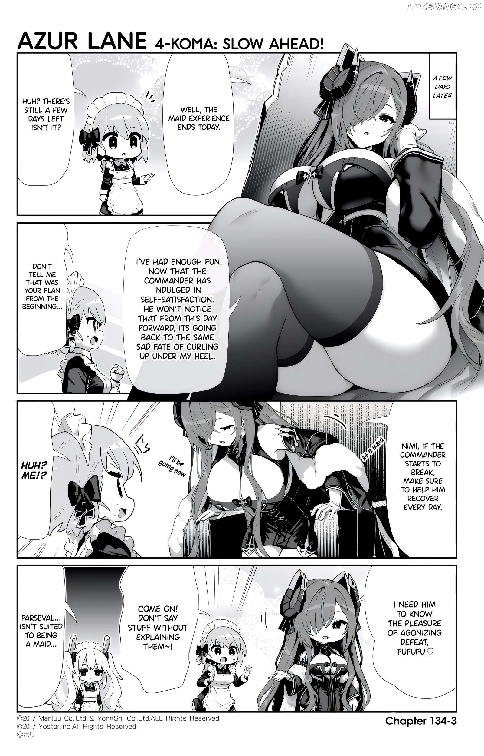 Azur Lane 4-Koma: Slow Ahead Chapter 134 - page 3