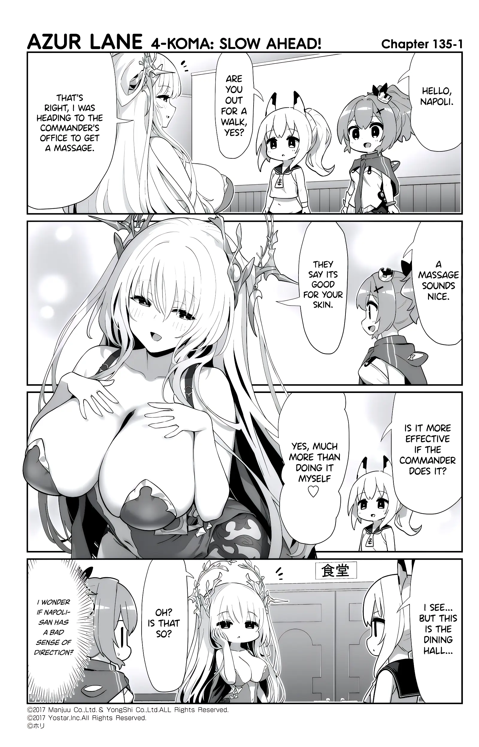 Azur Lane 4-Koma: Slow Ahead Chapter 135 - page 1