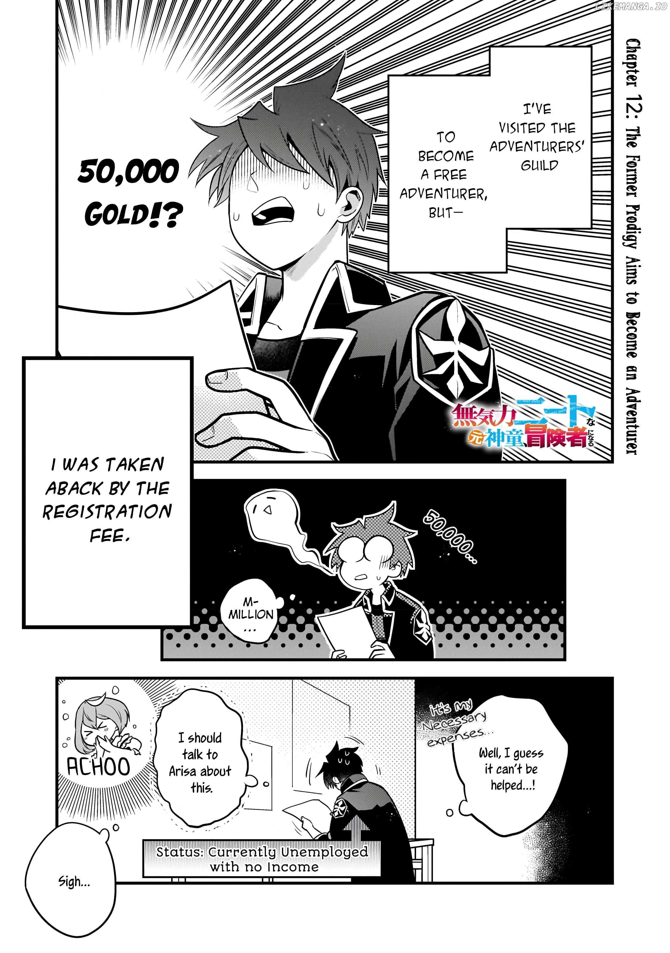 The Lethargic NEET, Who Were Once Prodigy Become an Adventurer Chapter 12 - page 2