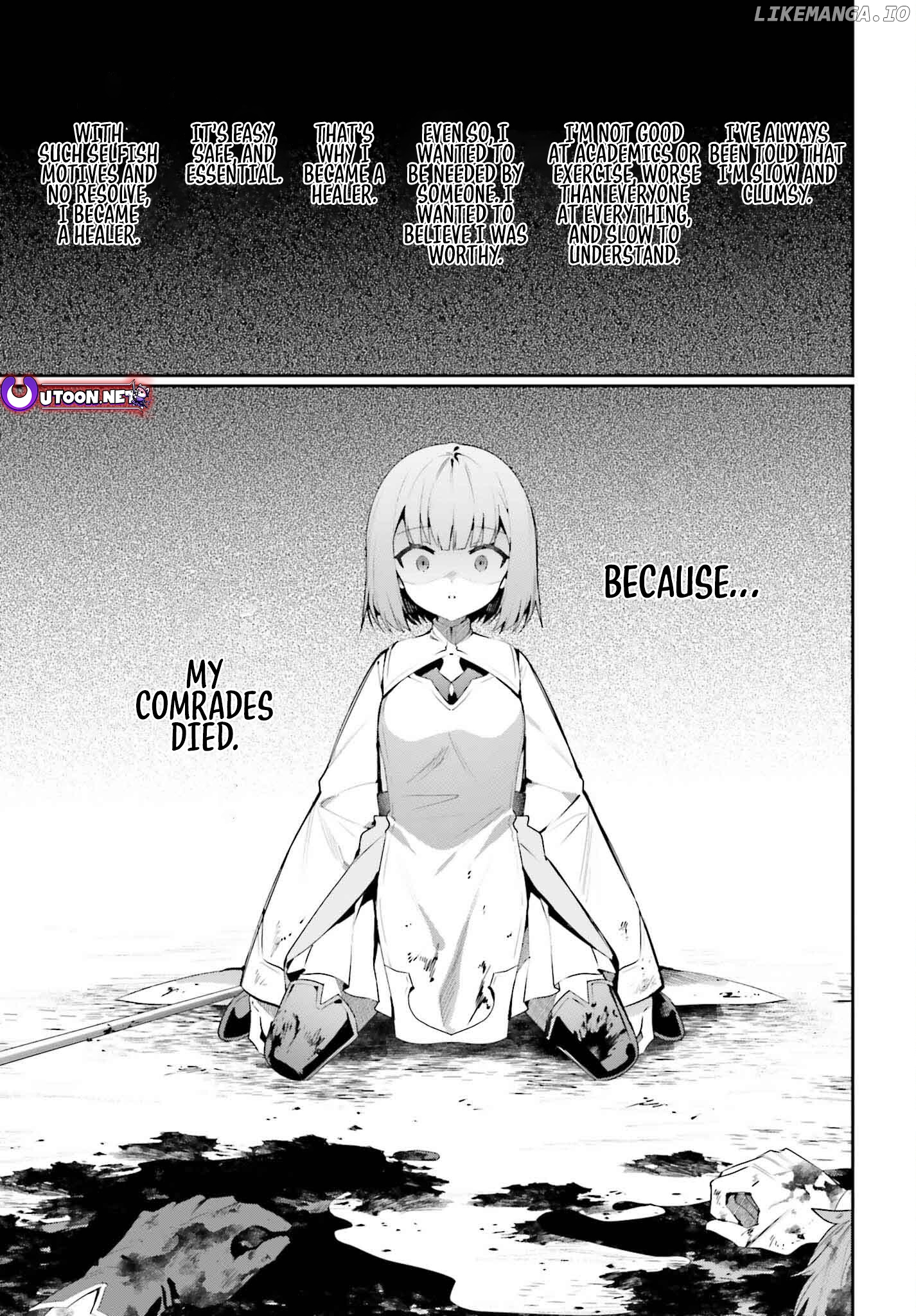 I’m the guild receptionist, but since I don’t want to work overtime, I think I’ll just solo the boss Chapter 28 - page 3