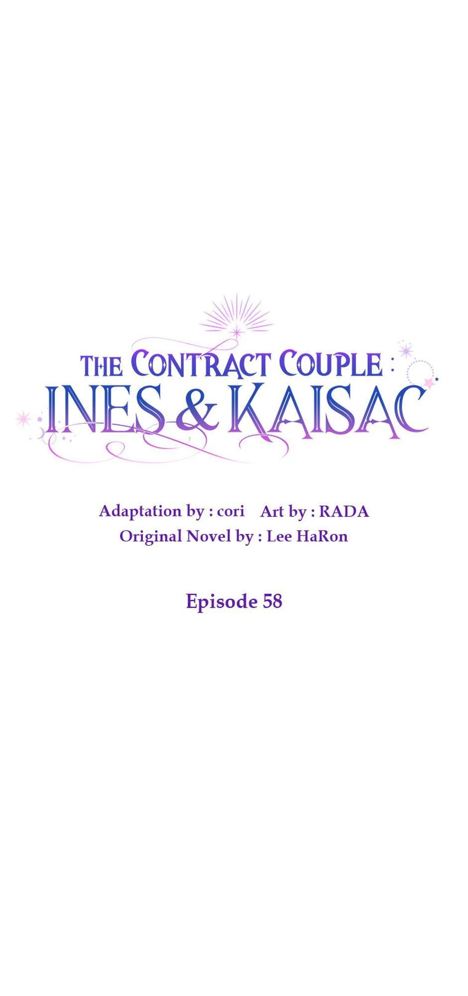 The Contract Couple: Ines & Kaisac Chapter 58 - page 1