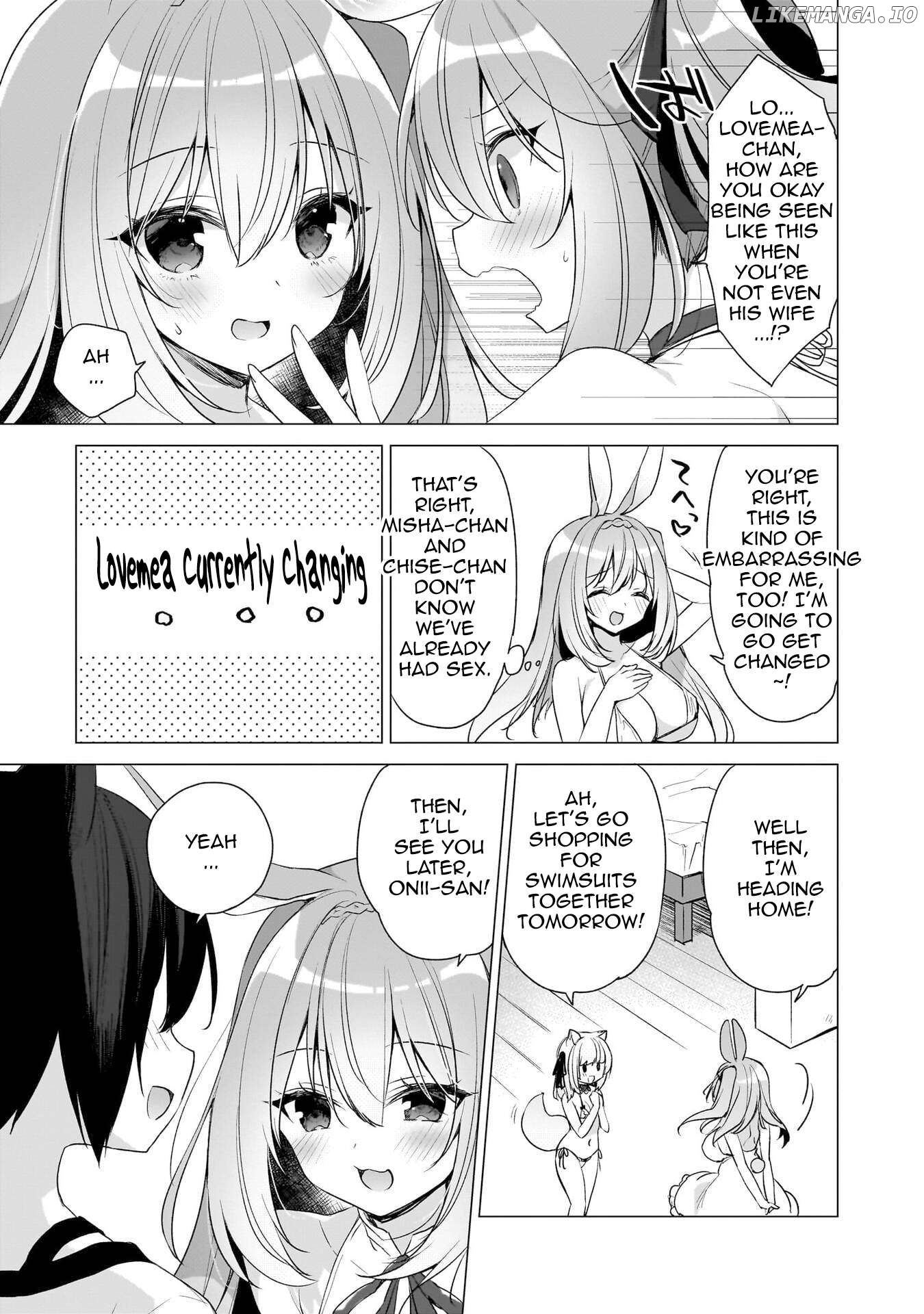 Boku No Risou No Isekai Seikatsu ~Tensei Shitara Kemomimi Musume Darake No Sekai De Harem Ni~ Chapter 11.1 - page 3