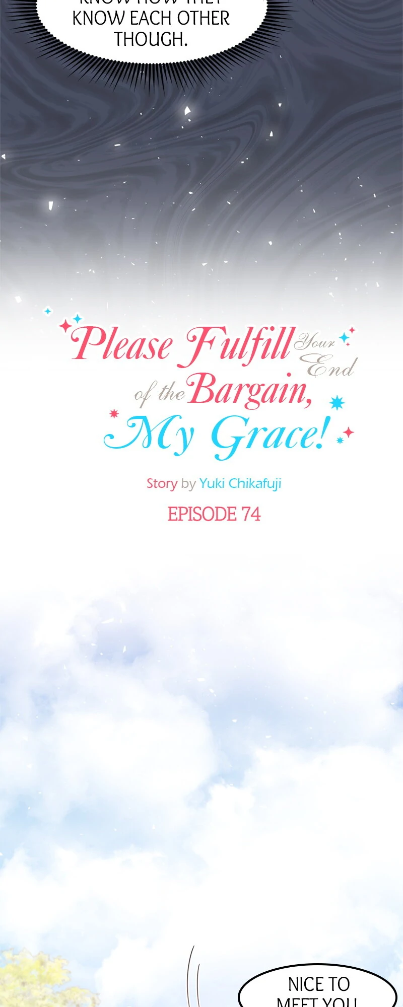 Please Fulfill Your End of the Bargain, My Grace! Chapter 74 - page 3