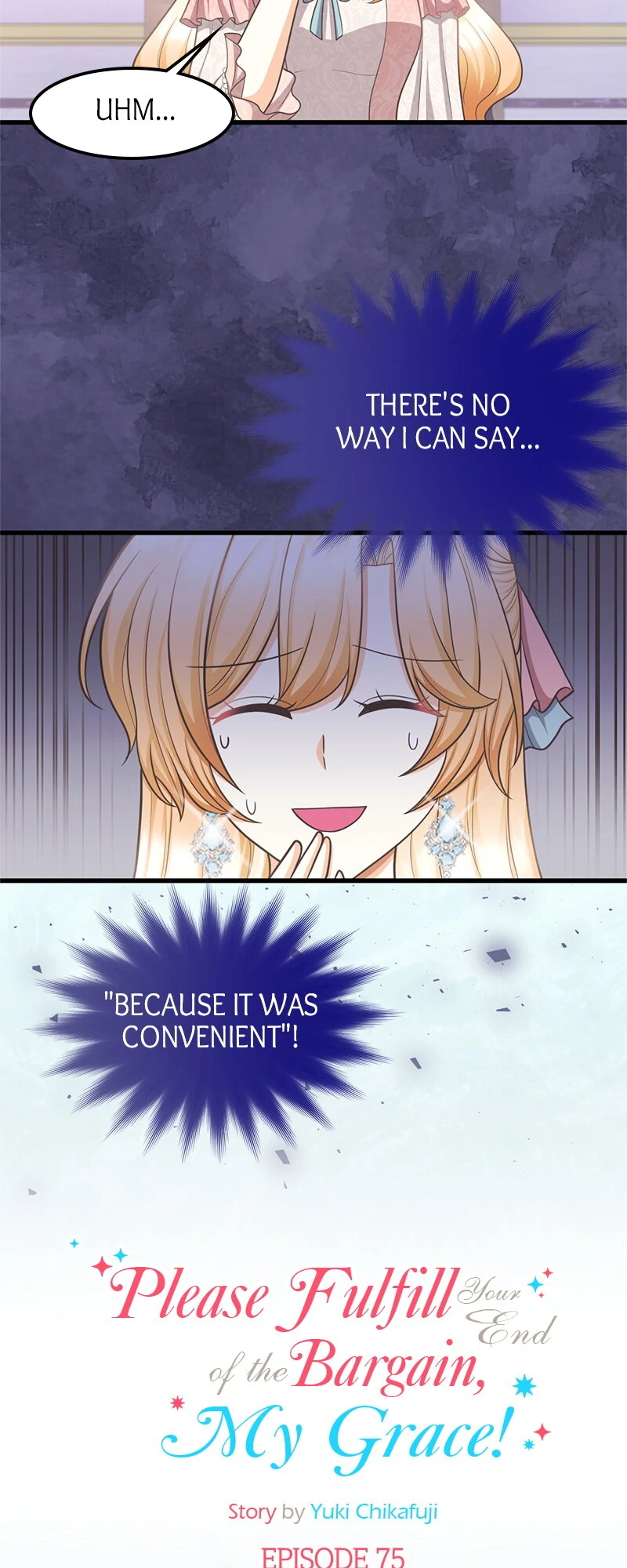 Please Fulfill Your End of the Bargain, My Grace! Chapter 75 - page 3