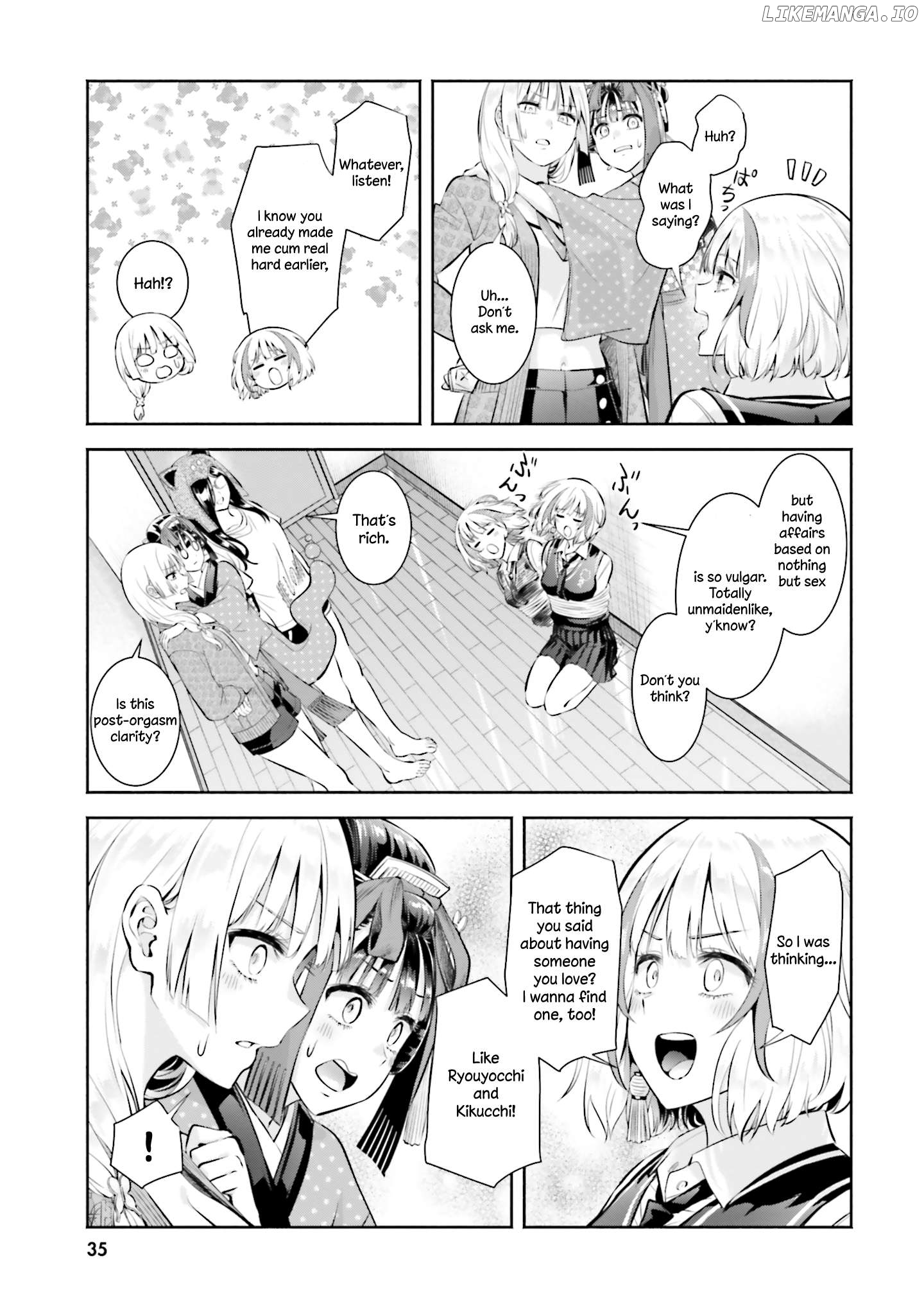 Okiku-San Wa Ichatsukitai Chapter 11 - page 36