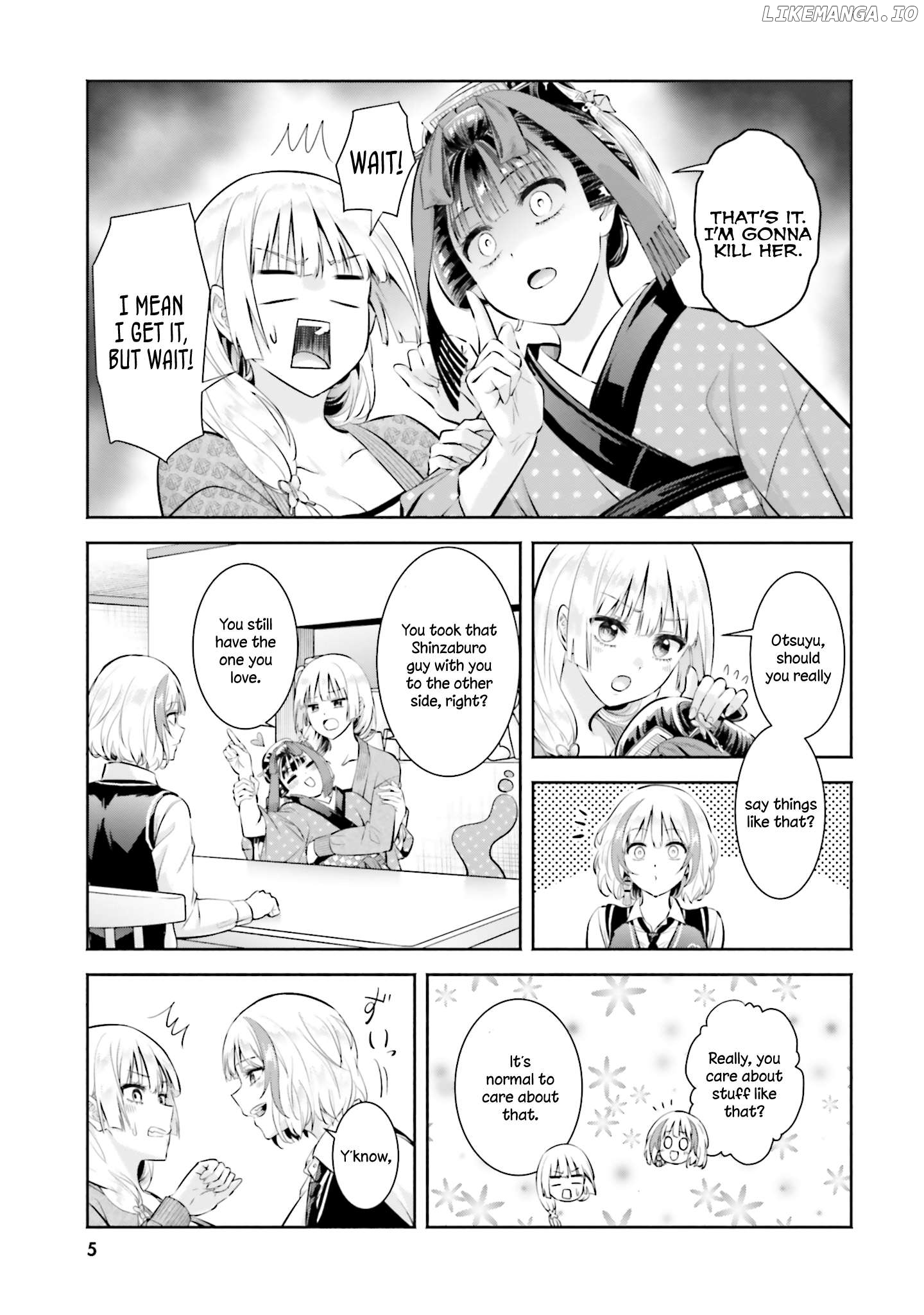Okiku-San Wa Ichatsukitai Chapter 11 - page 6