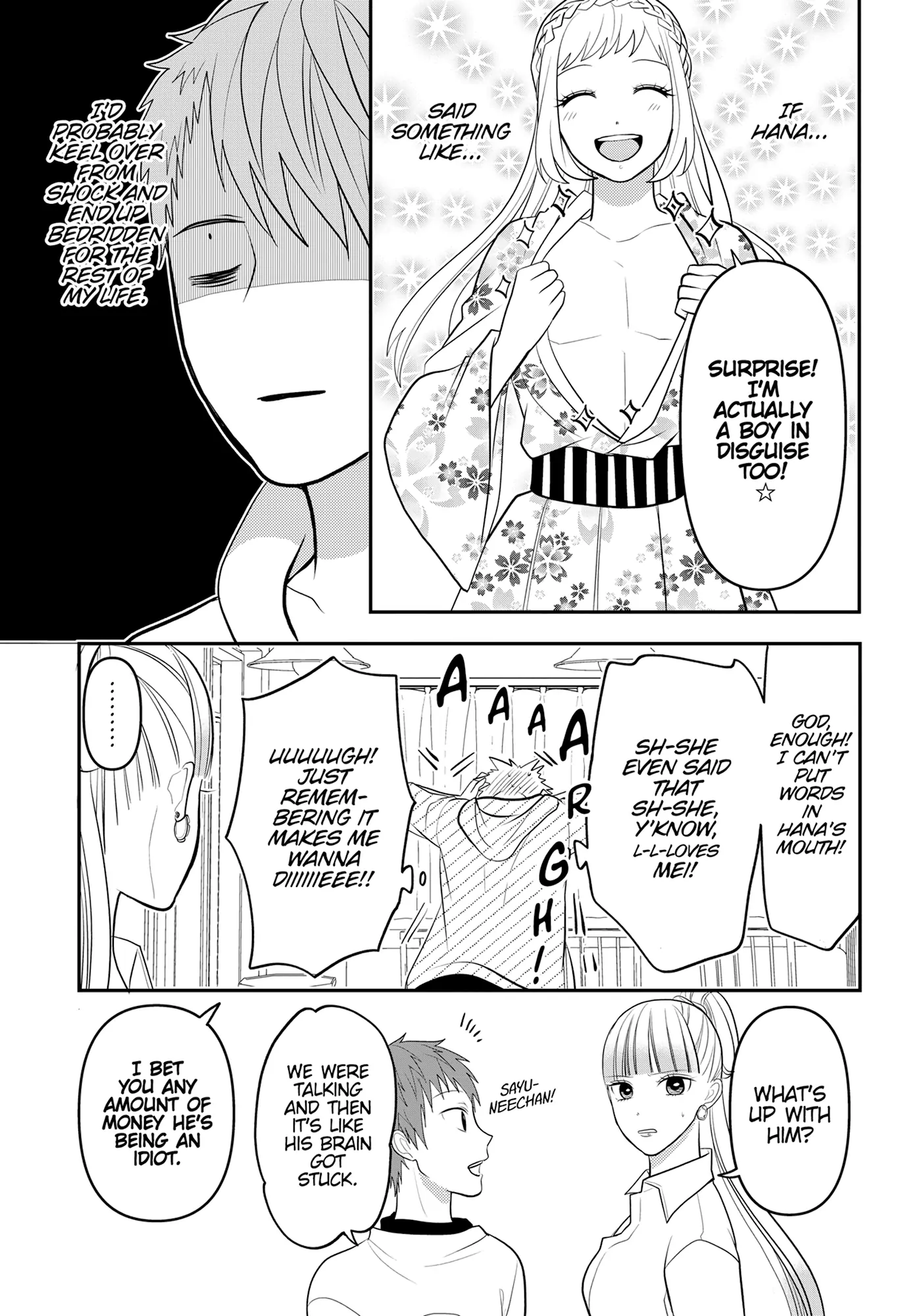 Josou Shite Mendoukusai Koto ni Natteru Nekura to Yankee no Ryou Kataomoi Chapter 90 - page 9