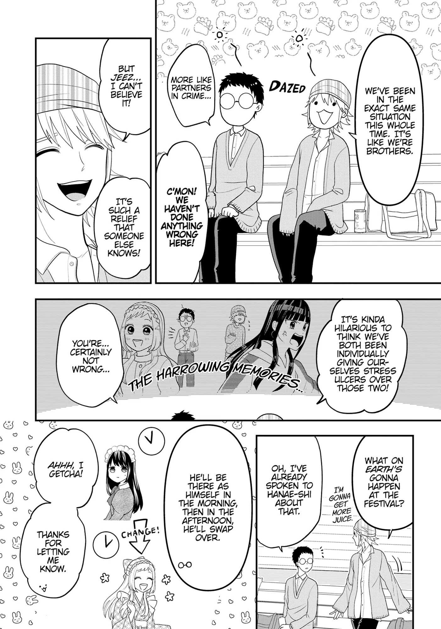 Josou Shite Mendoukusai Koto ni Natteru Nekura to Yankee no Ryou Kataomoi Chapter 91 - page 9