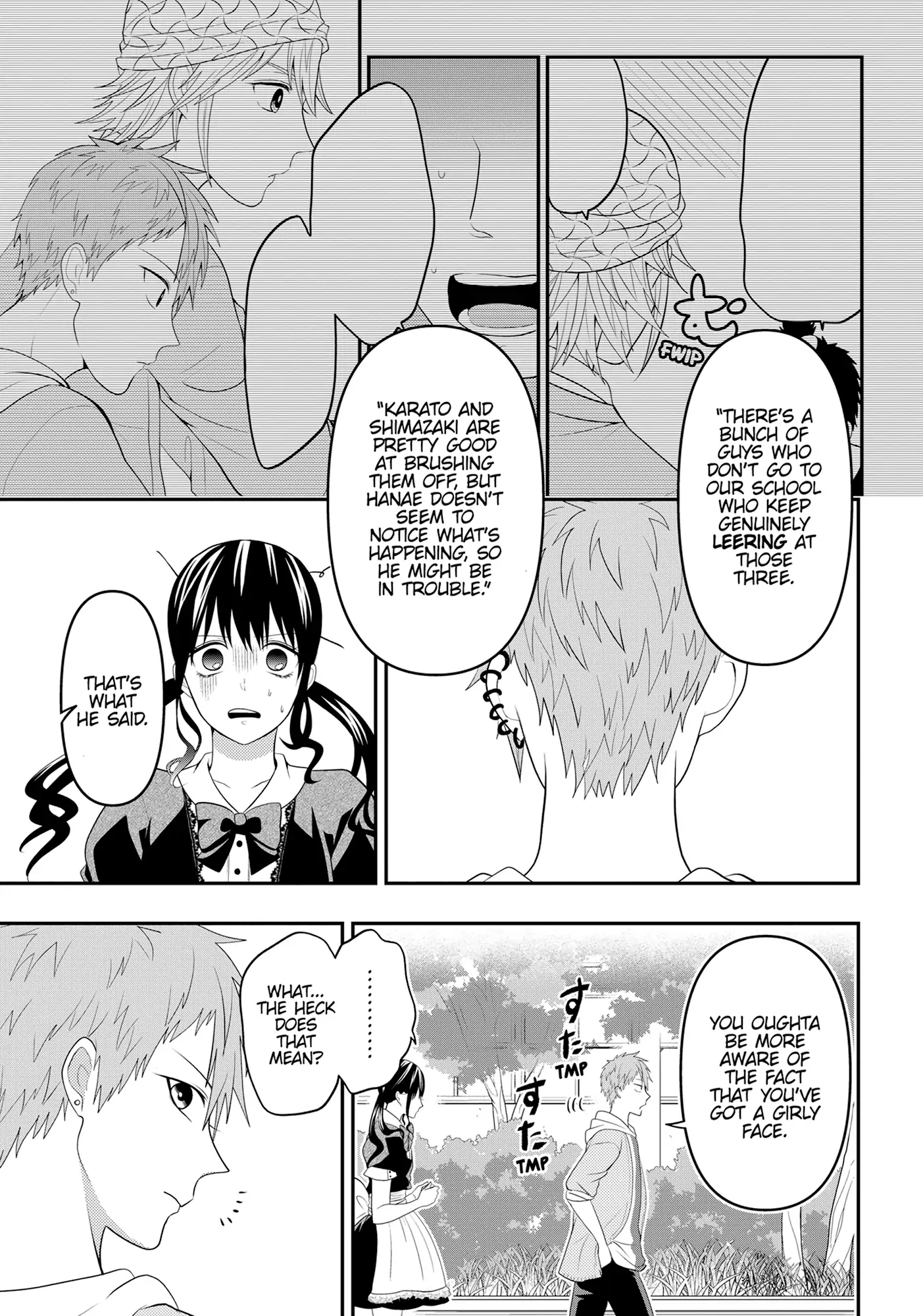 Josou Shite Mendoukusai Koto ni Natteru Nekura to Yankee no Ryou Kataomoi Chapter 95 - page 5