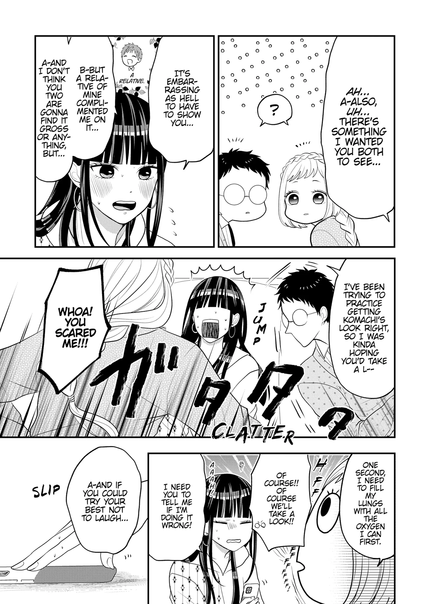 Josou Shite Mendoukusai Koto ni Natteru Nekura to Yankee no Ryou Kataomoi Chapter 95.6 - page 9