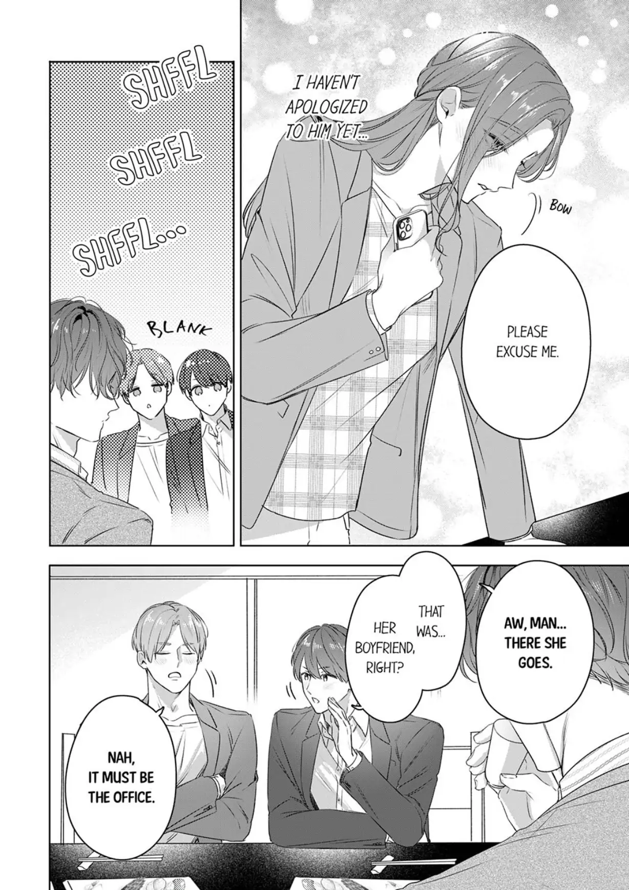 Shinya Zangyou - Nikushoku Kouhai no Iki Tsukushi Kotobazeme SEX Chapter 10 - page 12