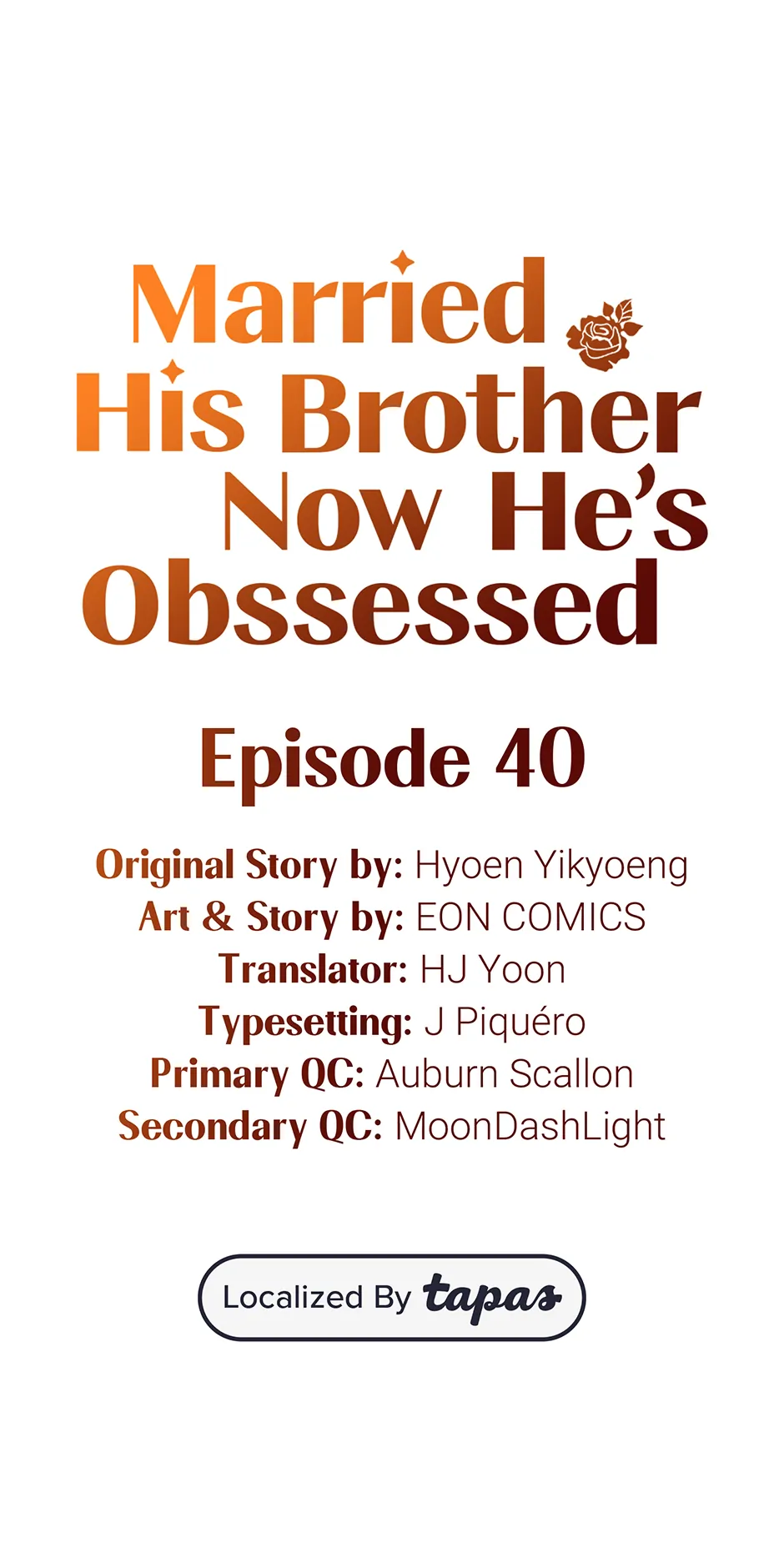 Married His Brother and Now He's Obsessed Chapter 40 - page 1