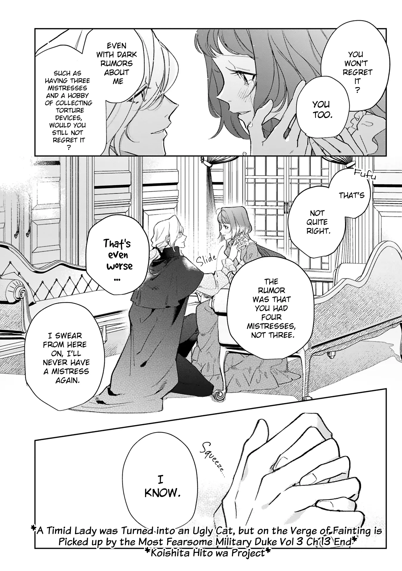 Busaneko ni Kaerareta Kiyowa Reijou desu ga, Saikyou no Gunjin Koushaku ni Hirowarete Kizetsu Sunzen desu Chapter 13 - page 36