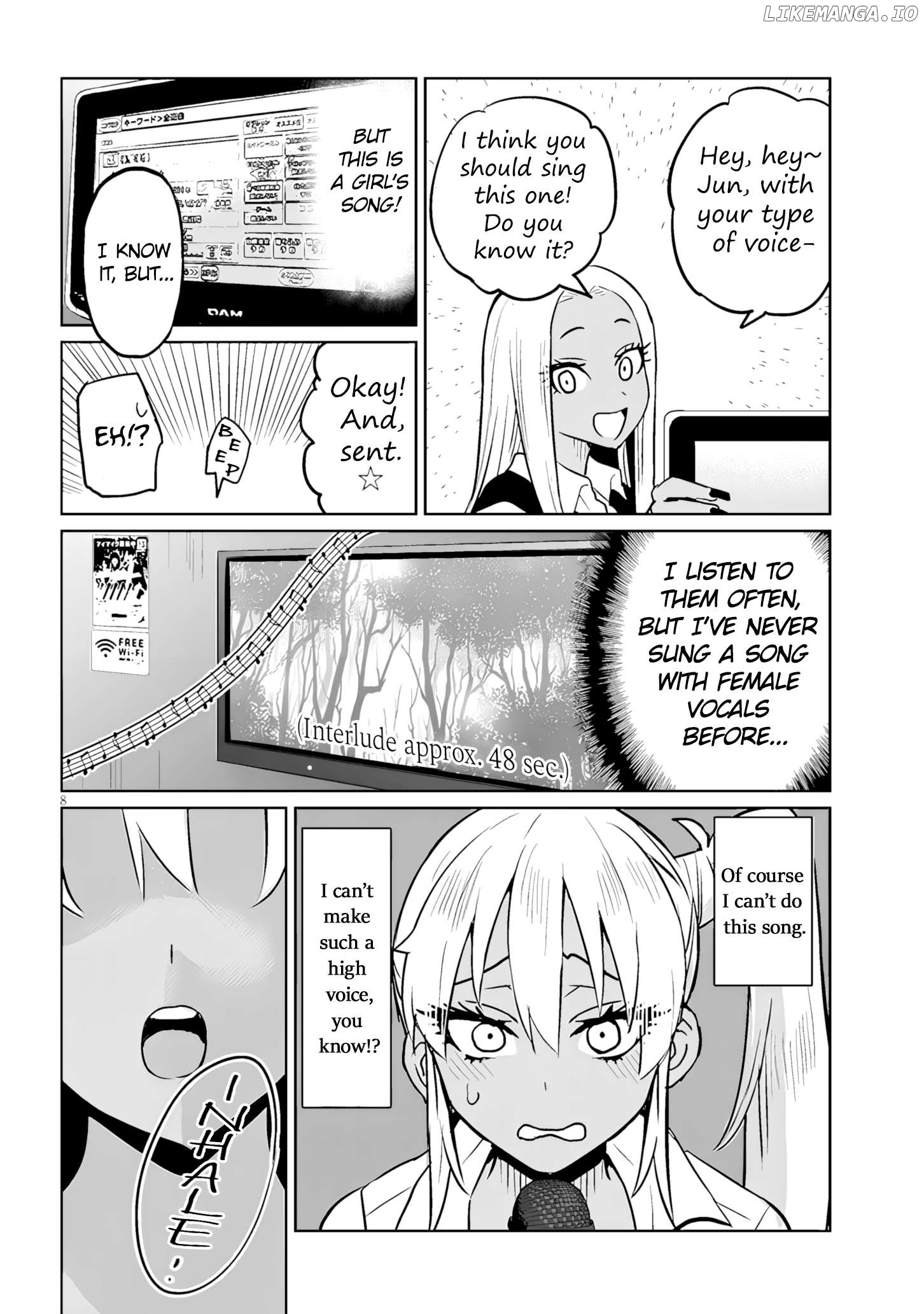Danshi Kokoseidakedo Gyaru ni TS Shimashita Chapter 13.1  - page 8