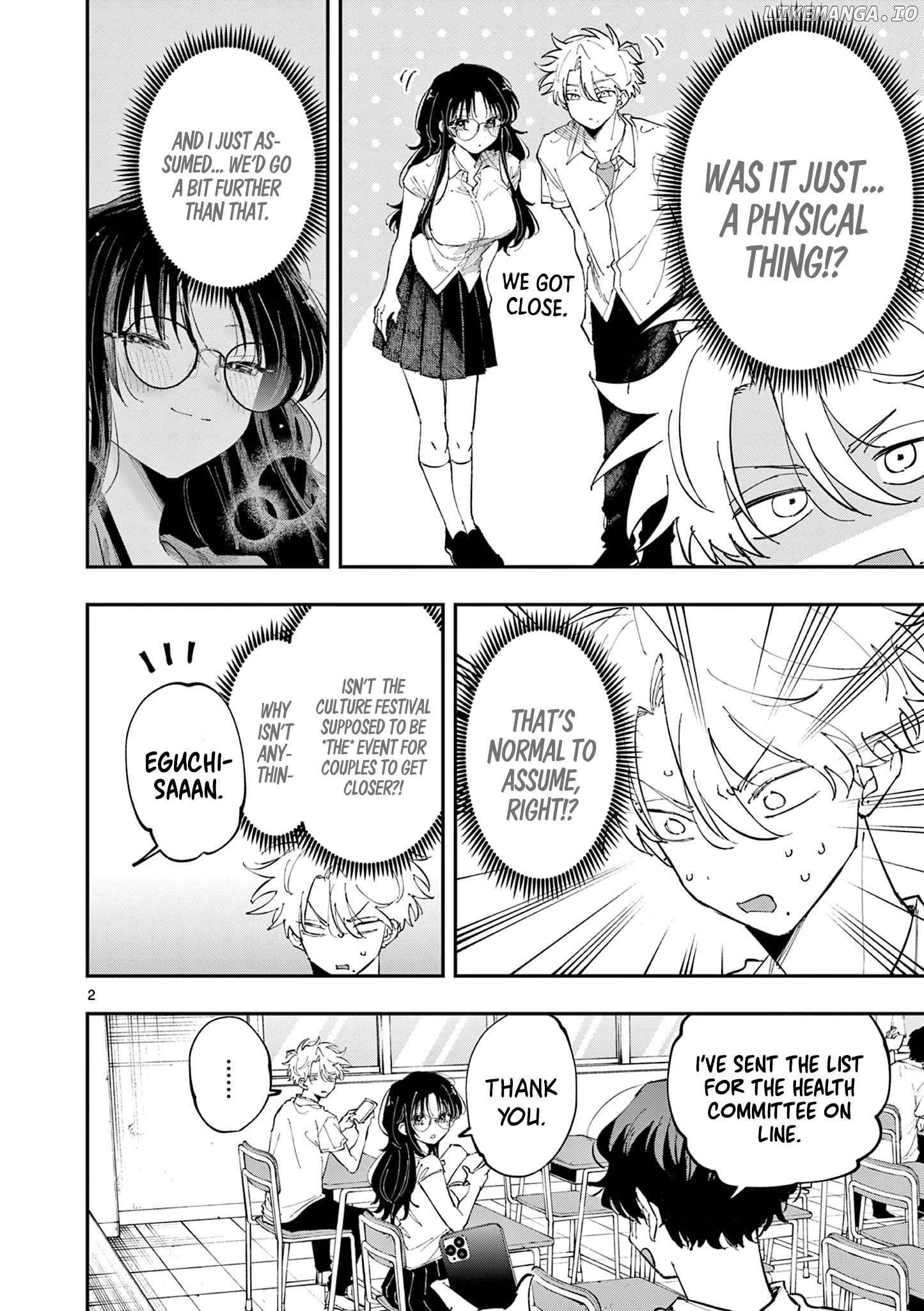The Person Sitting Next to Me Looking at Me with Perverted Eyes Chapter 35 - page 2
