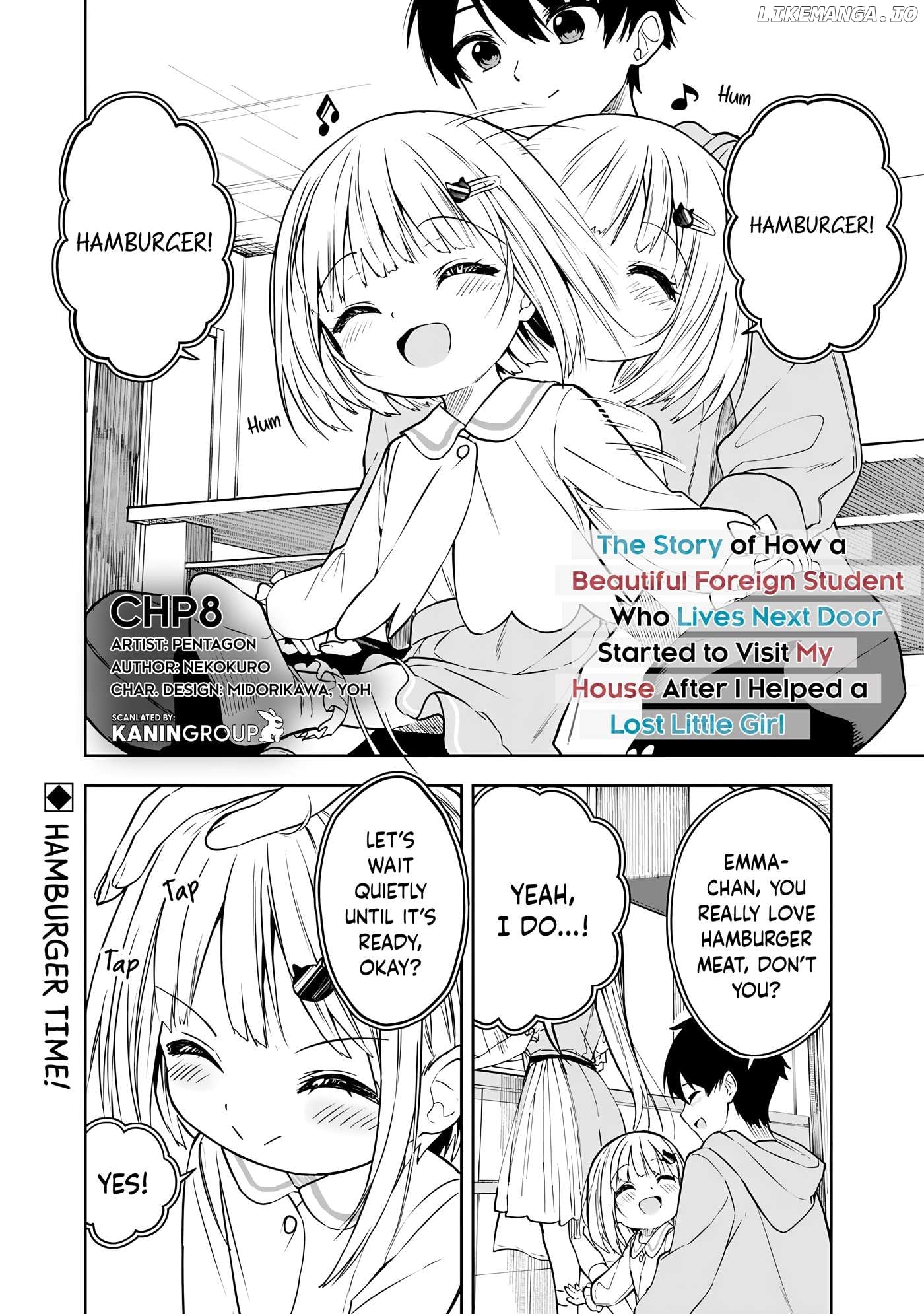 Maigo ni Natteita Youjo wo Tasuketara, Otonari ni Sumu Bishoujo Ryuugakusei ga Ie ni Asobi ni Kuru You ni Natta Ken Nitsuite Chapter 8 - page 3