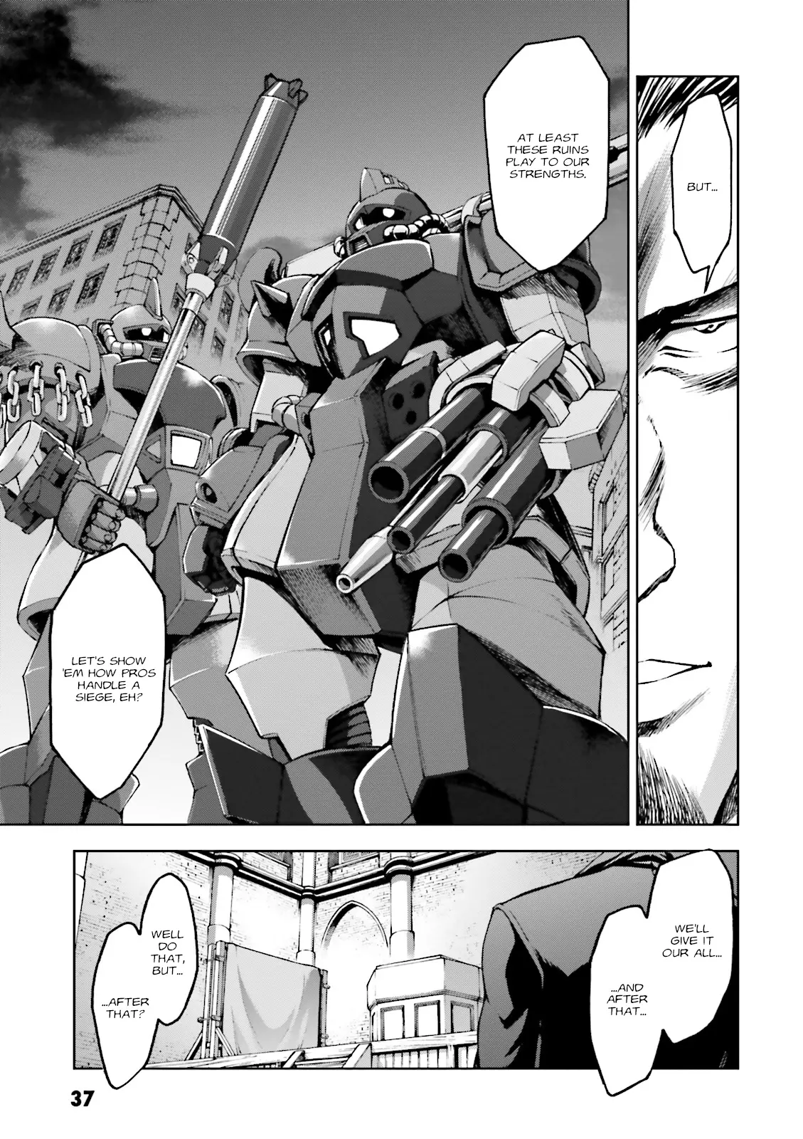 Kidou Sensei Gundam Gaiden - The Blue Destiny (TAICHI You) Chapter 21 - page 36