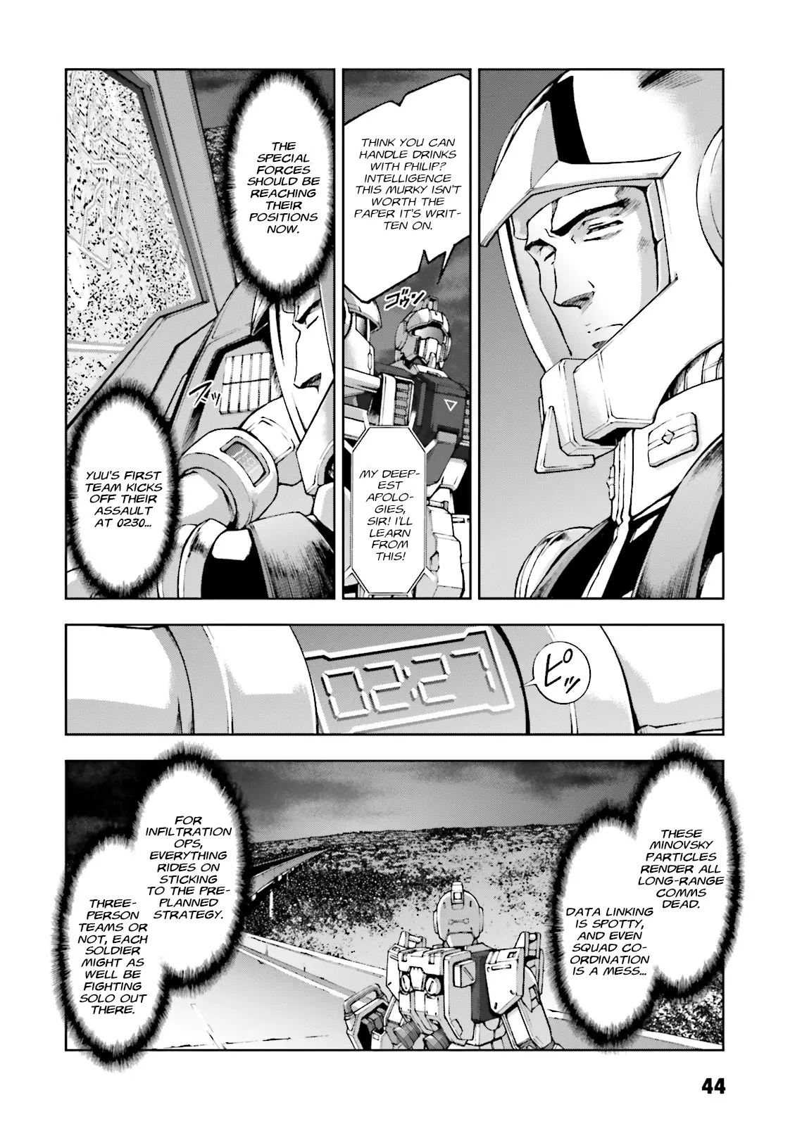 Kidou Sensei Gundam Gaiden - The Blue Destiny (TAICHI You) Chapter 22 - page 4