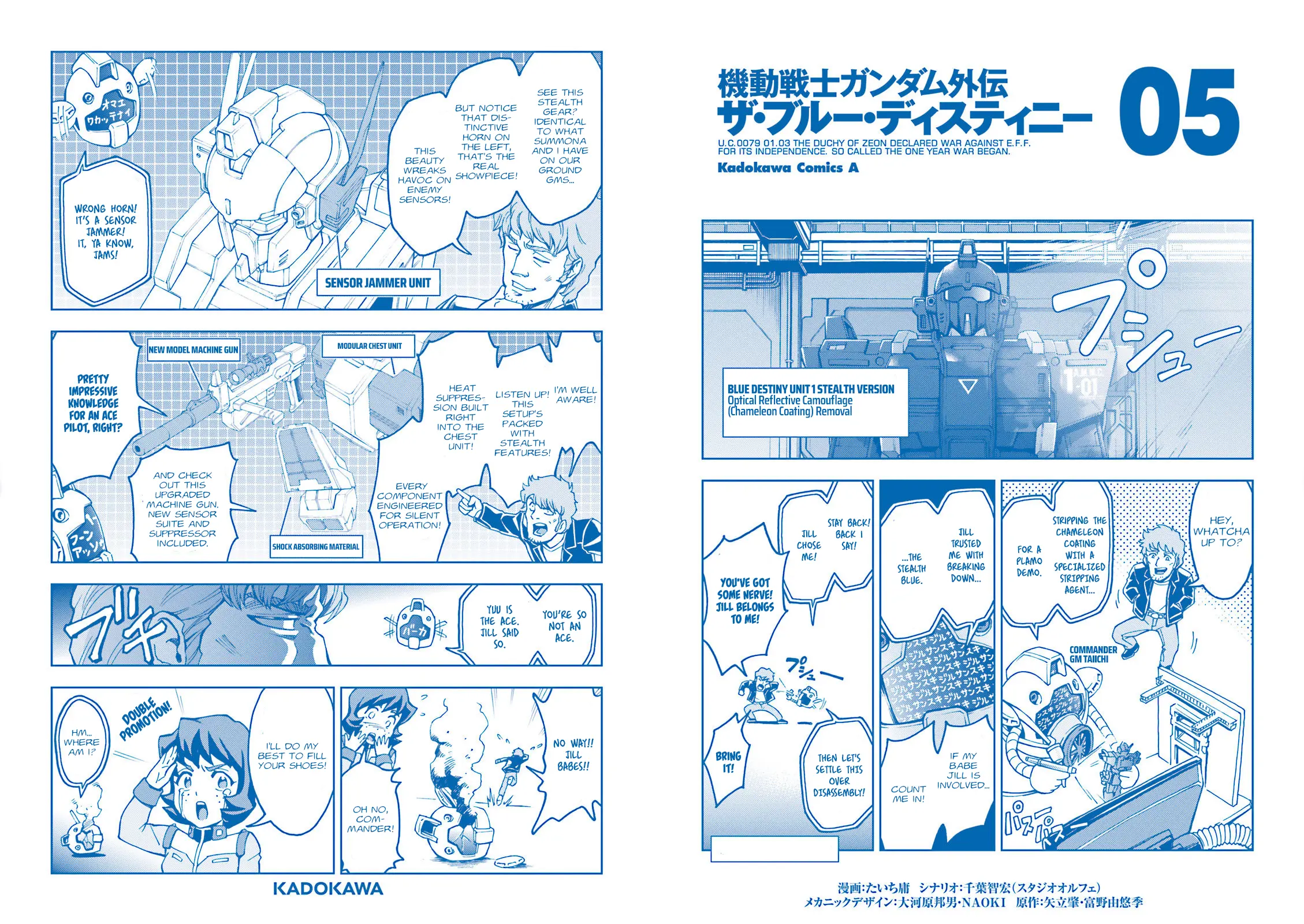 Kidou Sensei Gundam Gaiden - The Blue Destiny (TAICHI You) Chapter 25 - page 36