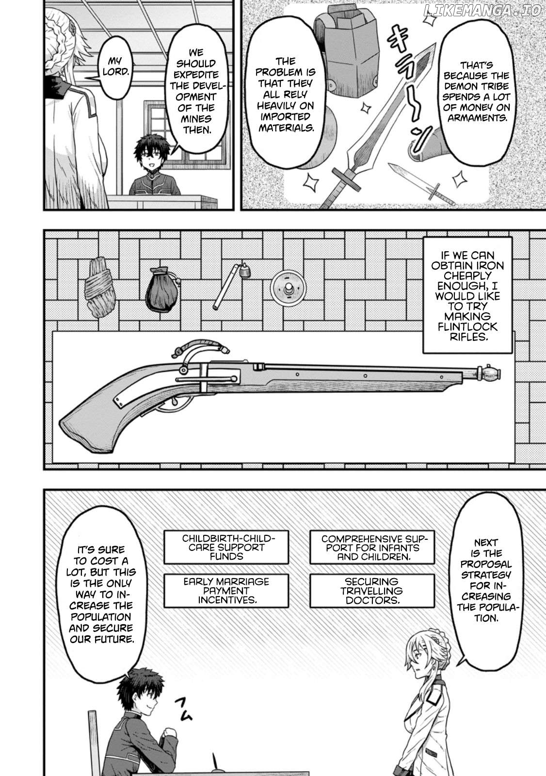 Isekai Saikyou no Yome desu ga, Yoru no Tatakai wa Ore no Hou ga Tsuyoi You desu ~Chiryaku o Ikashite Nariagaru Harem Senki~ Chapter 10 - page 6