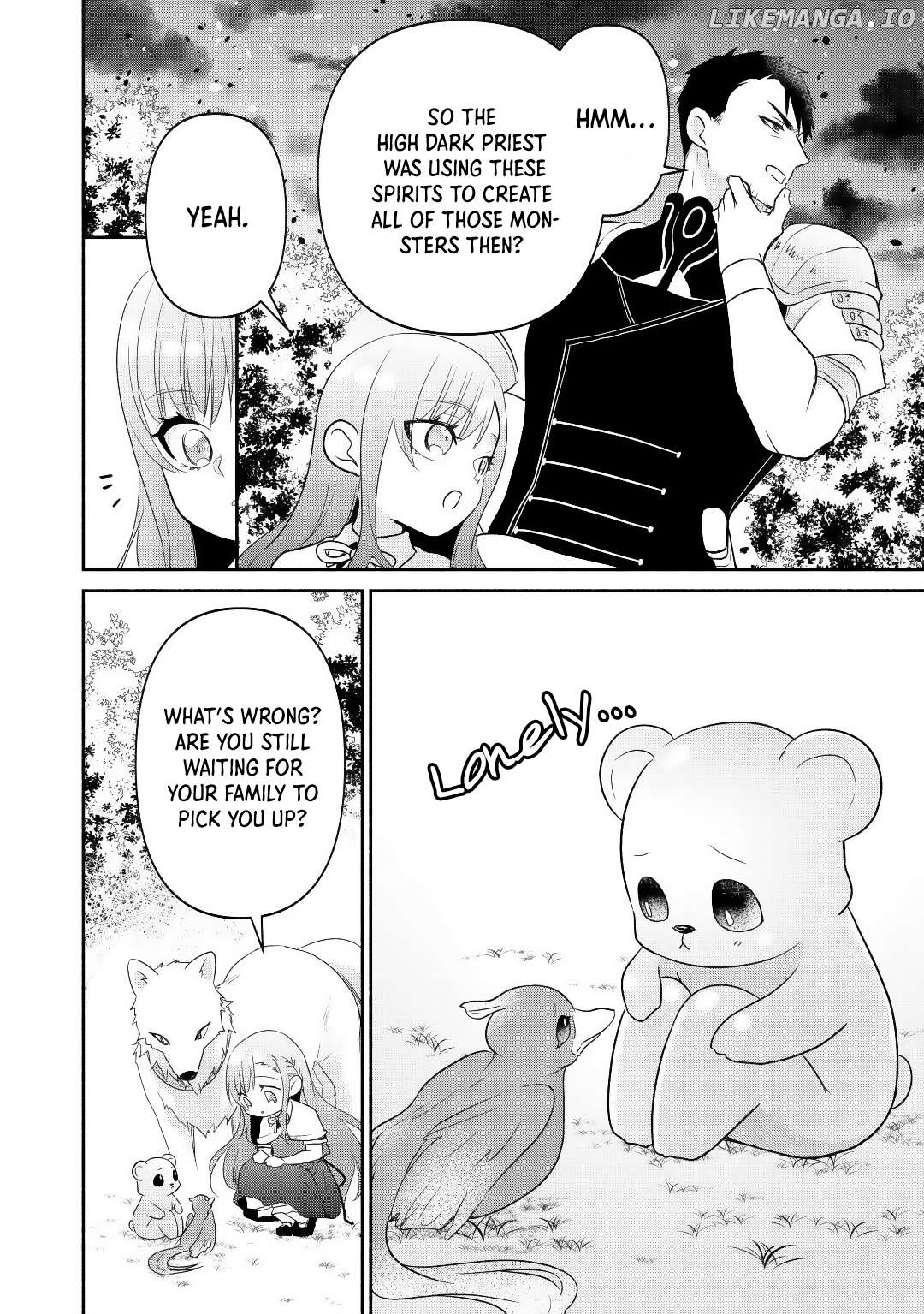 Tensei Youjo. Kamikemono to Ouji to, Saikyou no Ojisan Youhei-dan no Naka de Ikiru. Chapter 11 - page 22