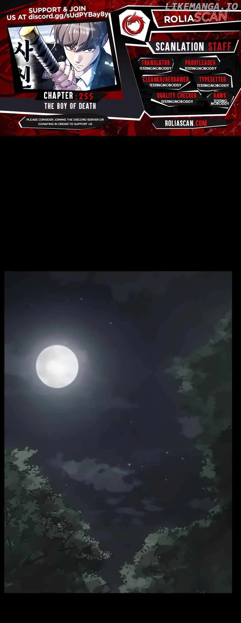 The Boy of Death Chapter 255 - page 1