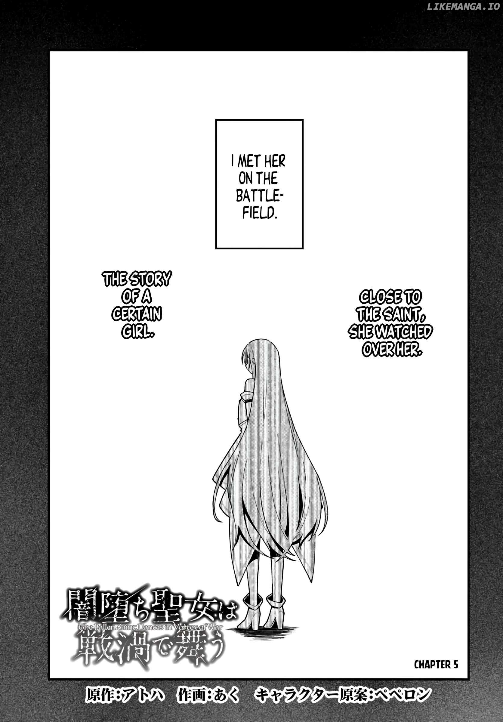 The Fallen Saint Dances in Vortex of War Chapter 5 - page 1