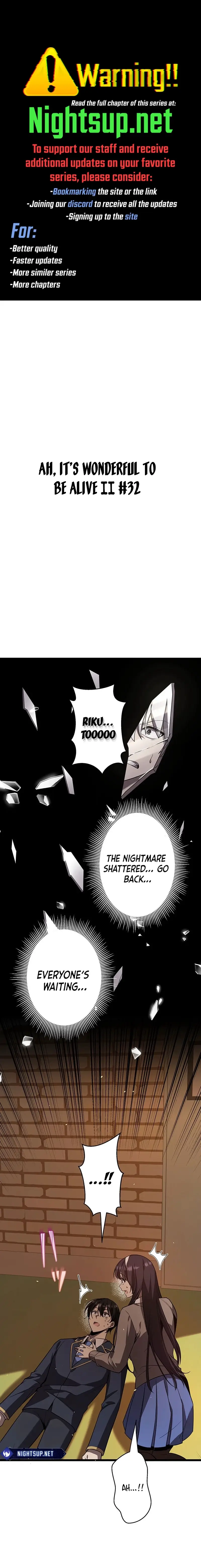 Ah, It’s Wonderful To Be Alive Chapter 32 - page 1