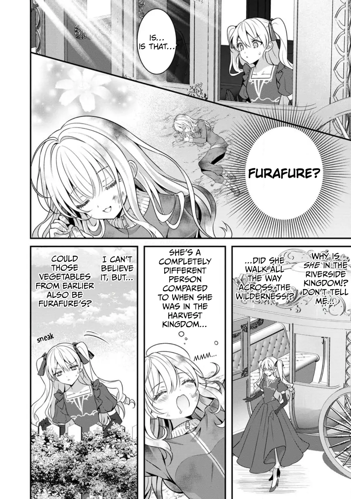 Tsuihou Seijo no Doronko Nouen Seikatsu: Itsunomanika Ringoku wo Sukutte Shimaimashita Chapter 5.2 - page 3